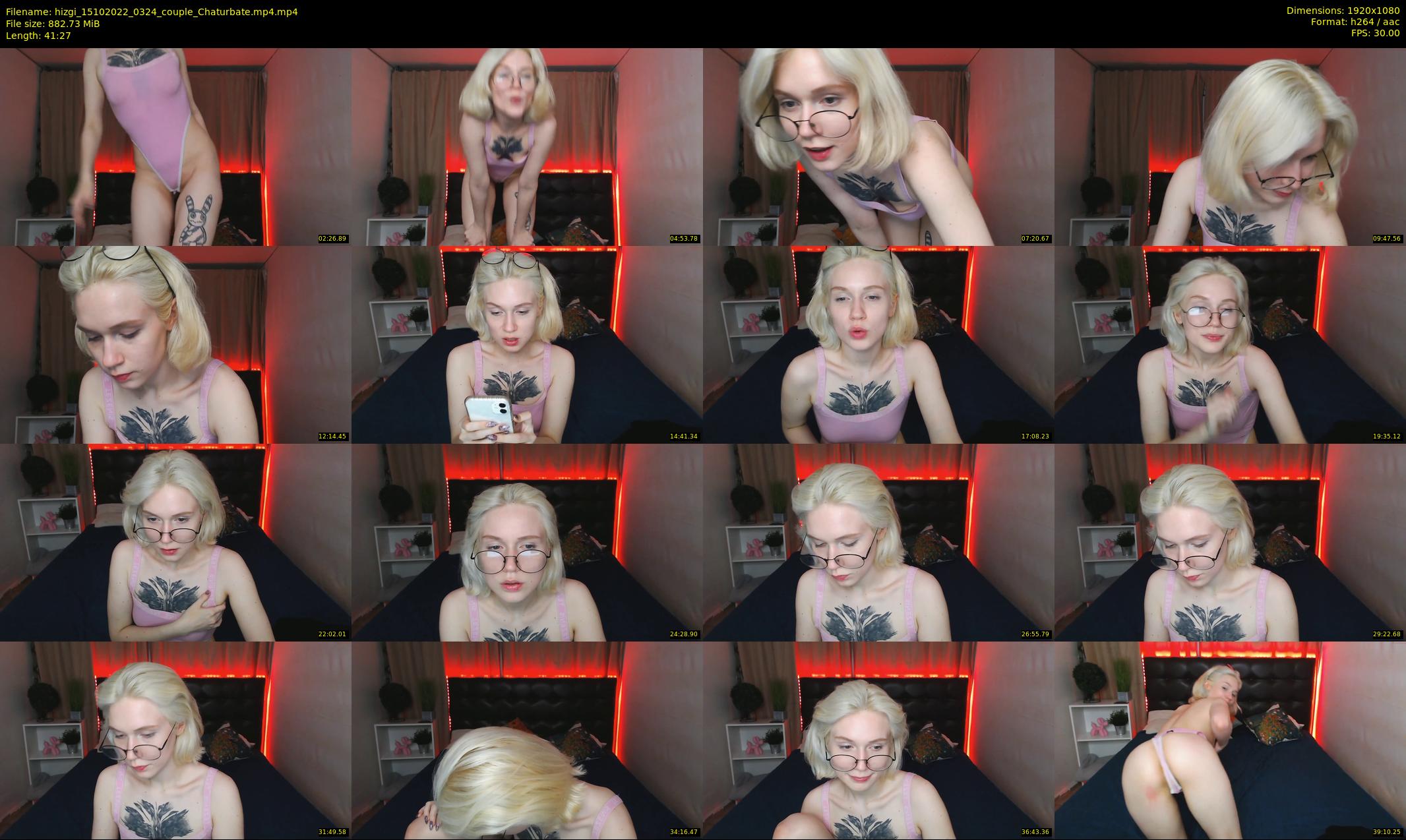 hizgi — 42 minute Chaturbate couple cam show recording, 1080p, Oct 15, 2022