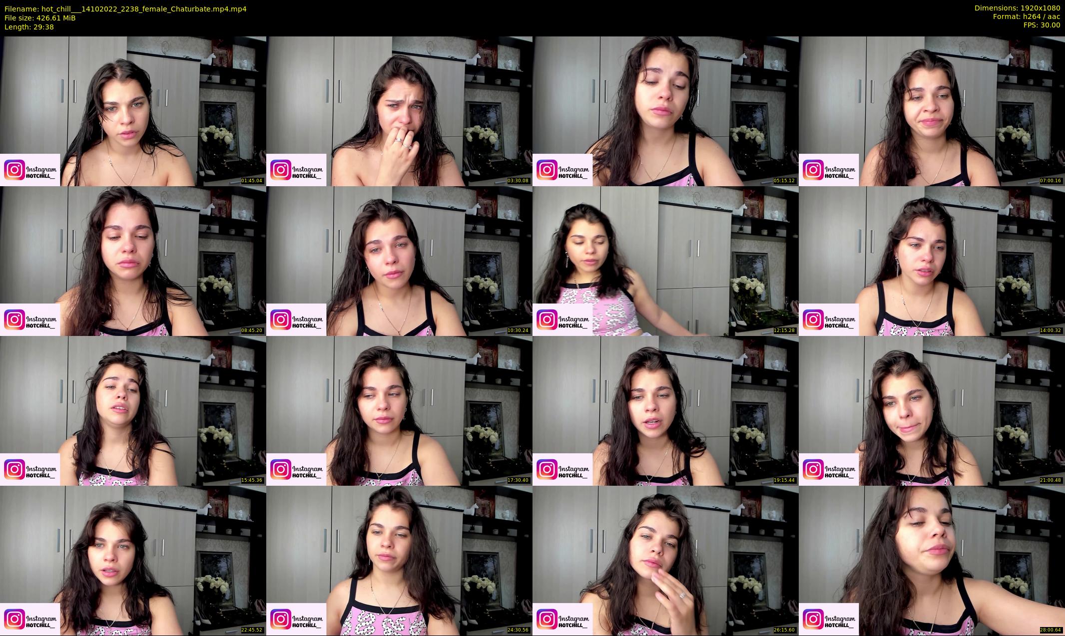 hot_chill__ — 30 minute Chaturbate female cam show recording, 1080p, Oct 14, 2022
