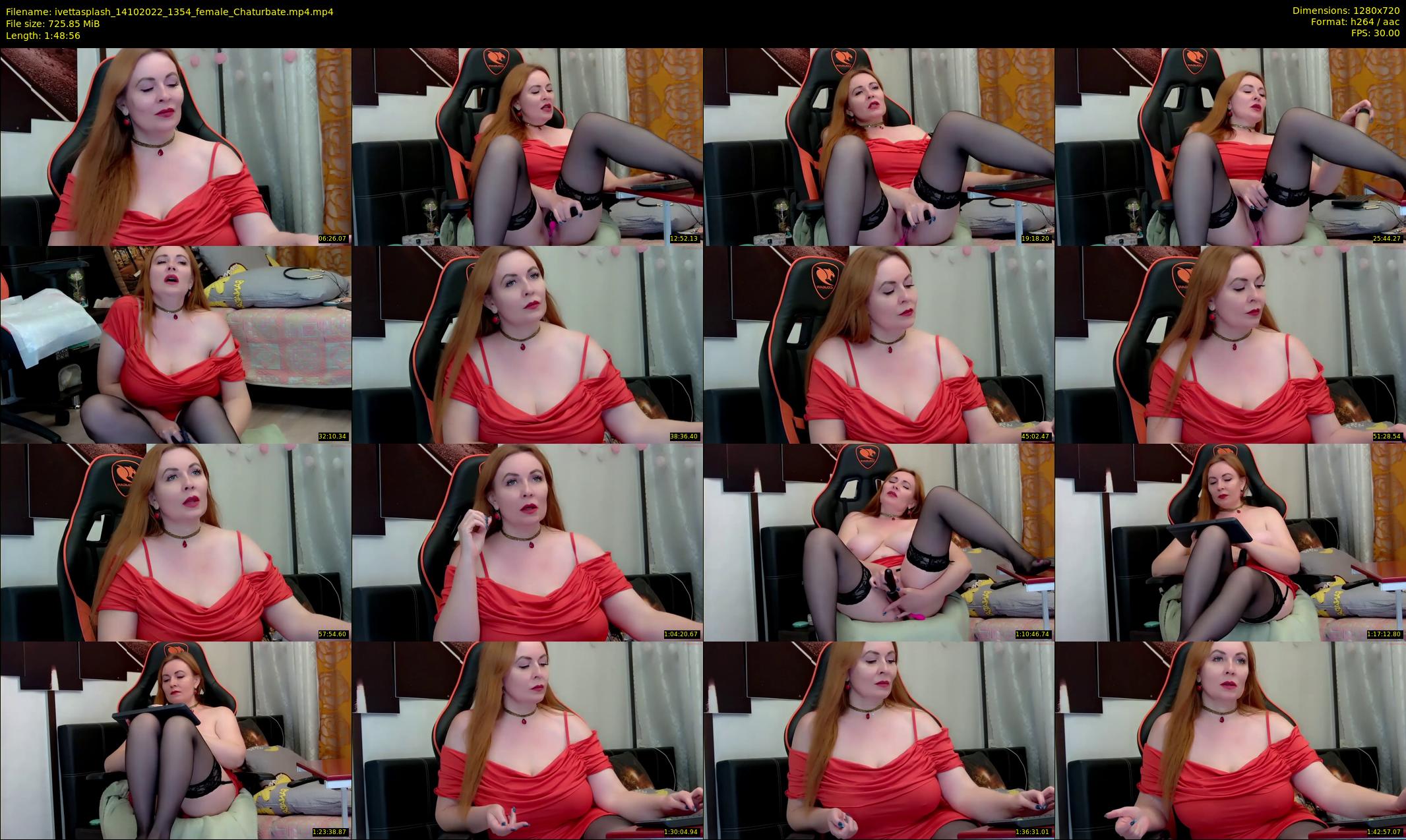 ivettasplash — 109 minute Chaturbate female cam show recording, 720p, Oct 14, 2022