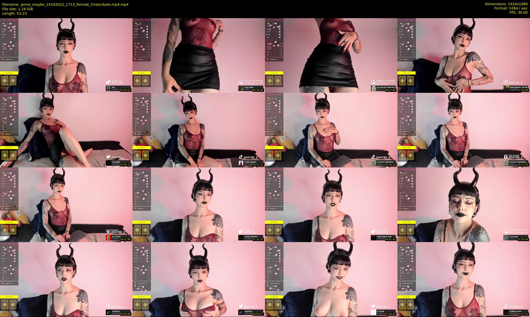 janne_maybe — 54 minute Chaturbate female cam show recording, 1080p, Oct 14, 2022
