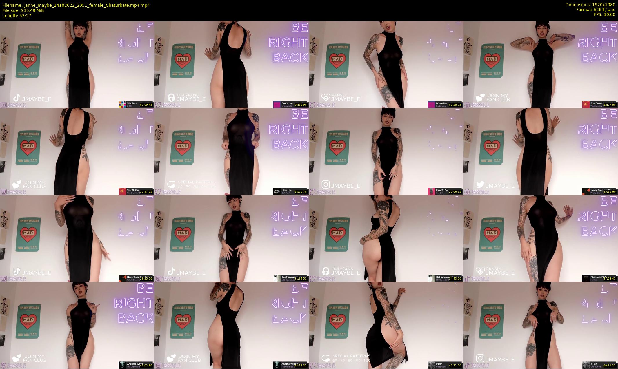 janne_maybe — 54 minute Chaturbate female cam show recording, 1080p, Oct 14, 2022