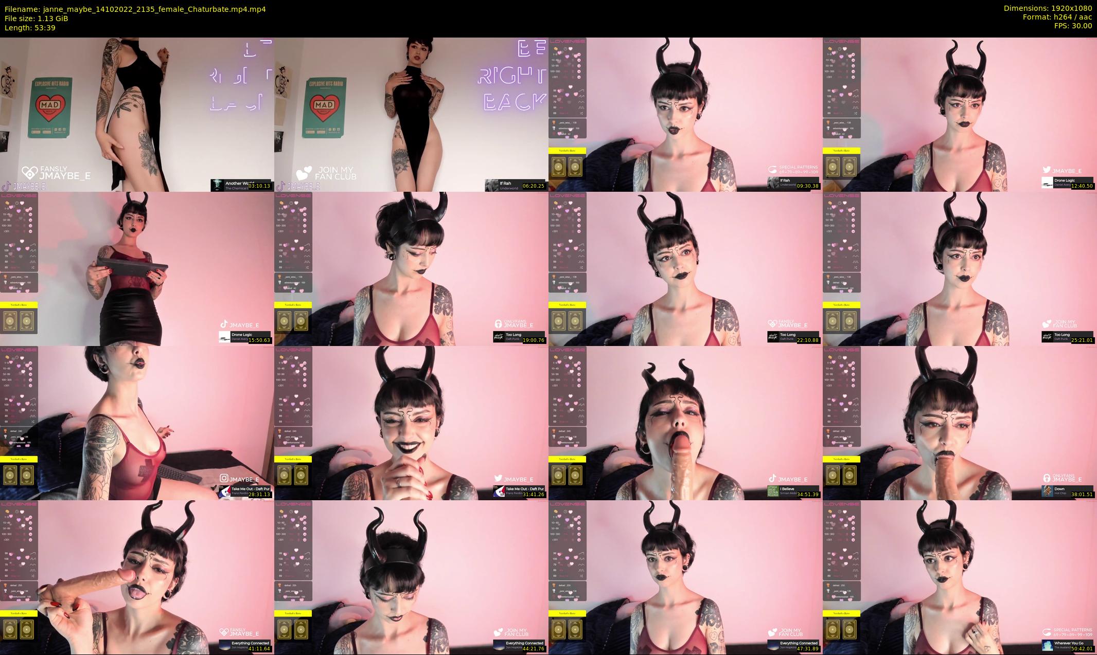 janne_maybe — 54 minute Chaturbate female cam show recording, 1080p, Oct 14, 2022