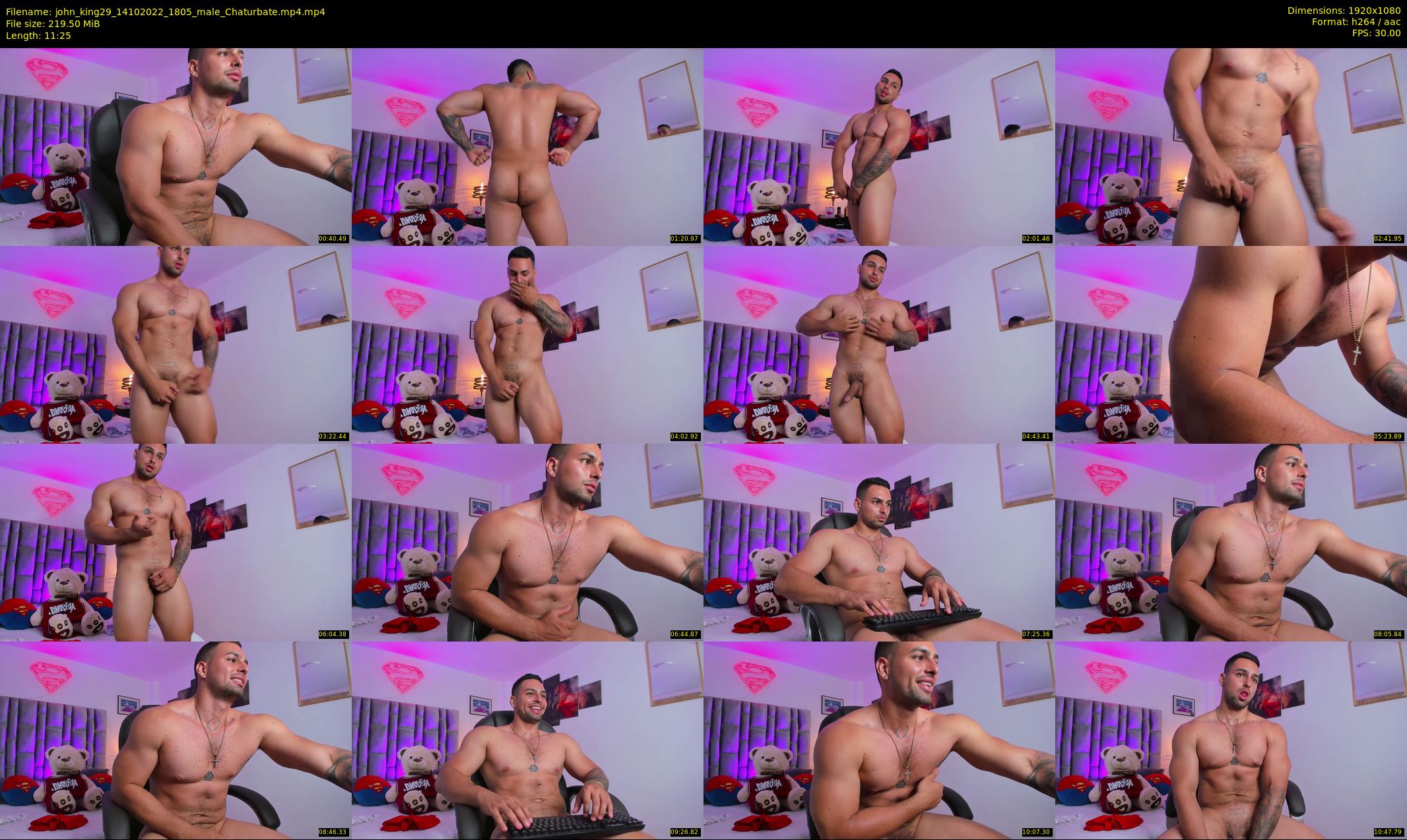 john_king29 — 12 minute Chaturbate male cam show recording, 1080p, Oct 14, 2022
