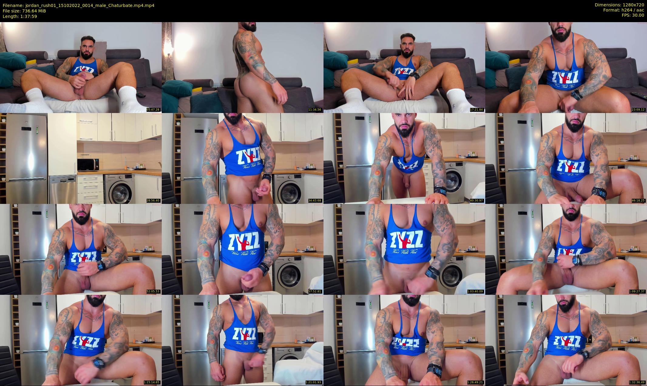 jordan_rush01 — 98 minute Chaturbate male cam show recording, 720p, Oct 15, 2022
