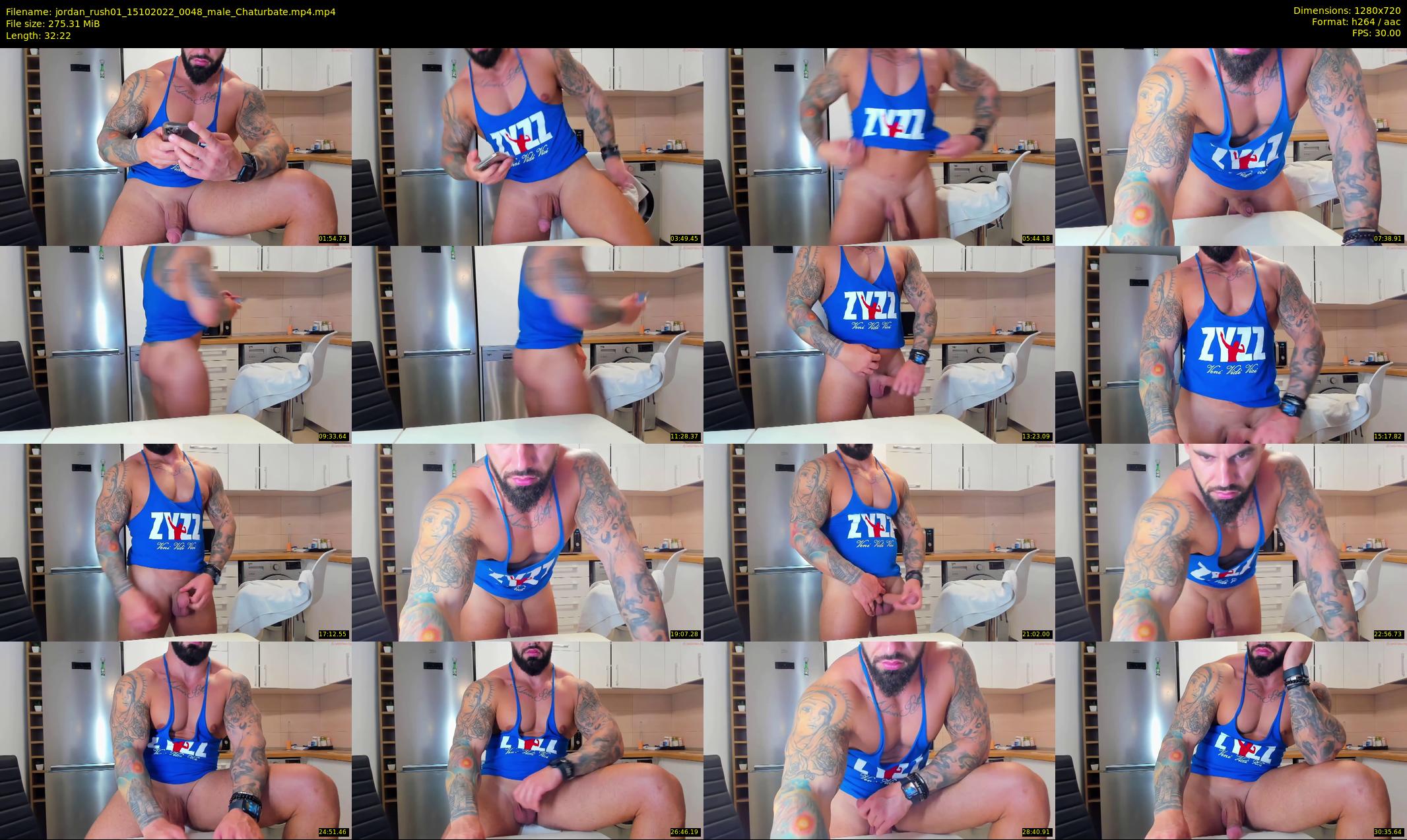 jordan_rush01 — 33 minute Chaturbate male cam show recording, 720p, Oct 15, 2022