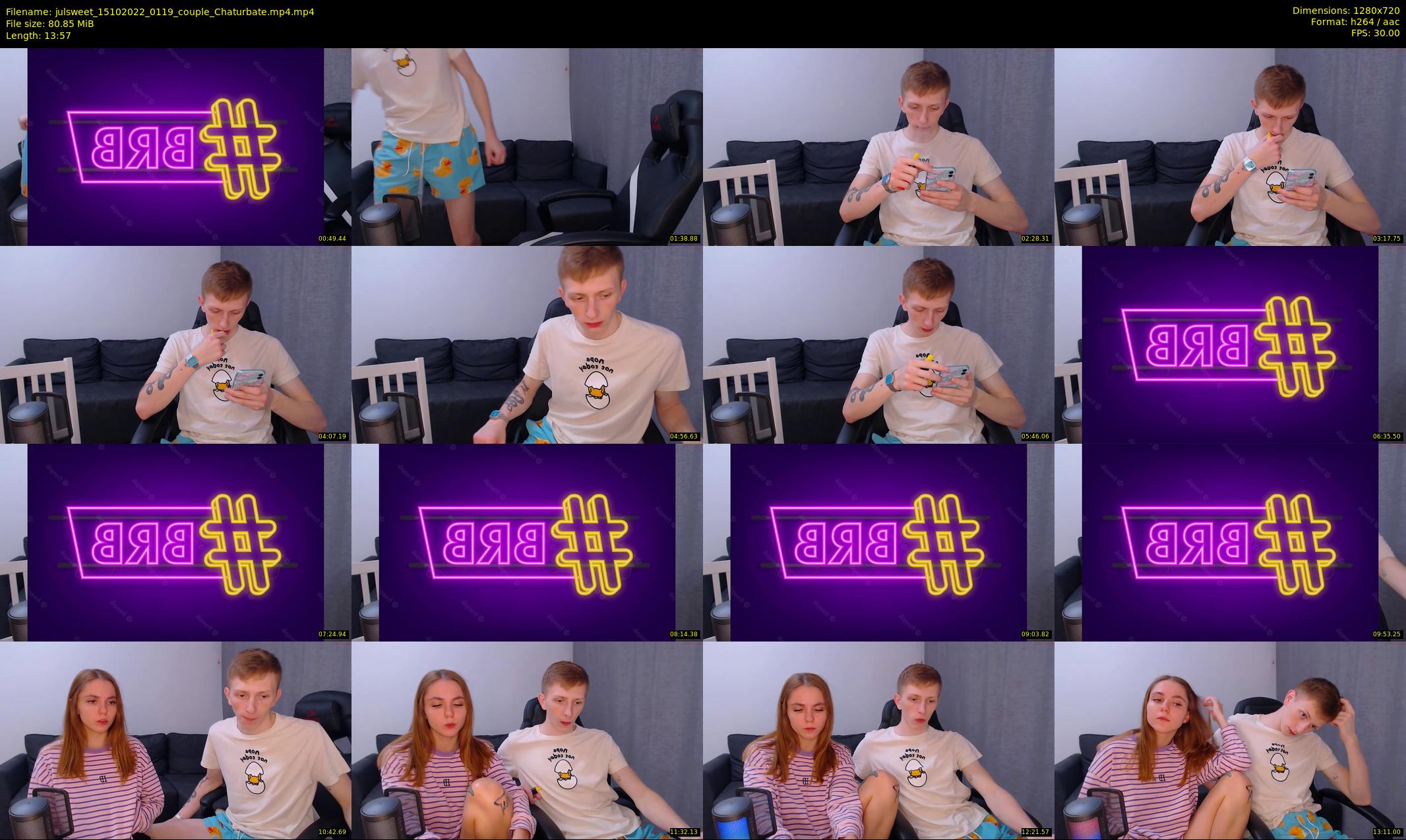 julsweet — 14 minute Chaturbate male cam show recording, 720p, Oct 15, 2022