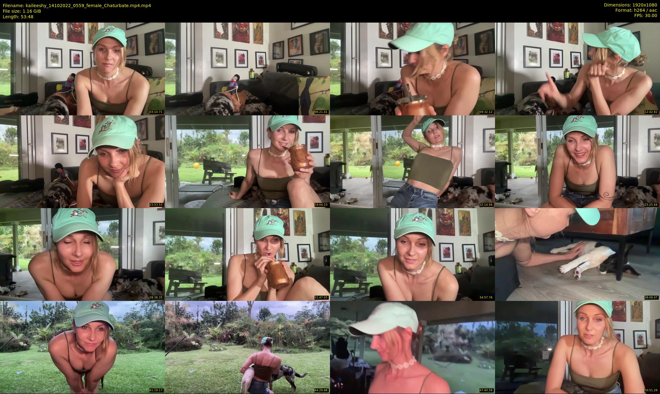 kaileeshy — 54 minute Chaturbate female cam show recording, 1080p, Oct 14, 2022