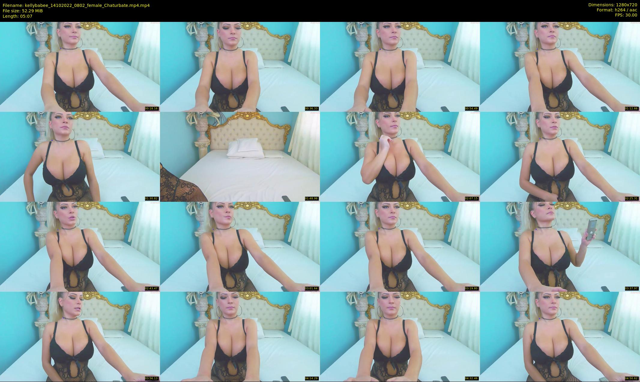 kellybabee — 6 minute Chaturbate female cam show recording, 720p, Oct 14, 2022