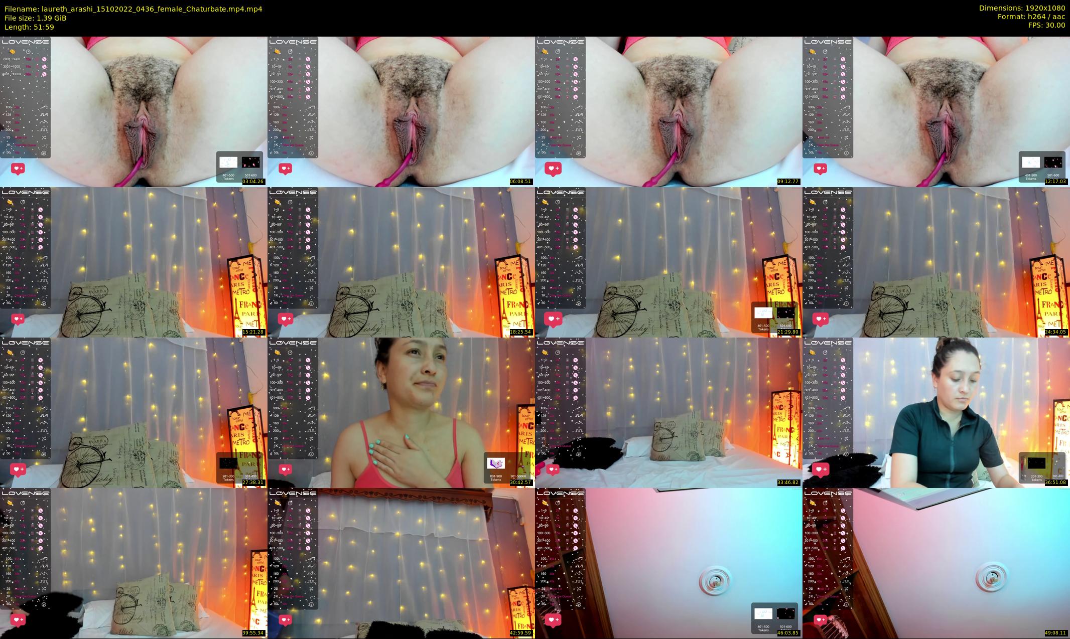 laureth_arashi — 52 minute Chaturbate female cam show recording, 1080p, Oct 15, 2022