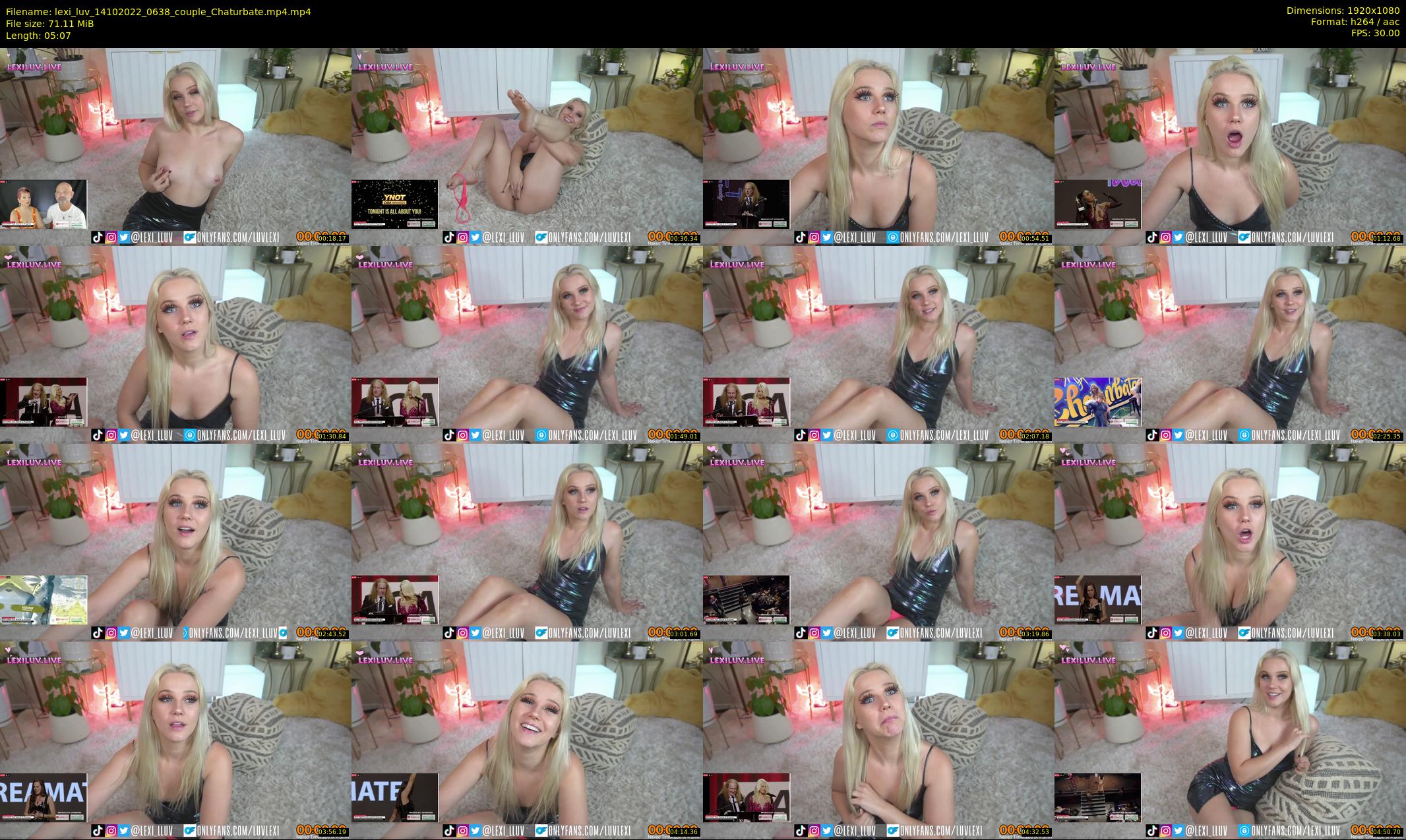 lexi_luv — 6 minute Chaturbate female cam show recording, 1080p, Oct 14, 2022