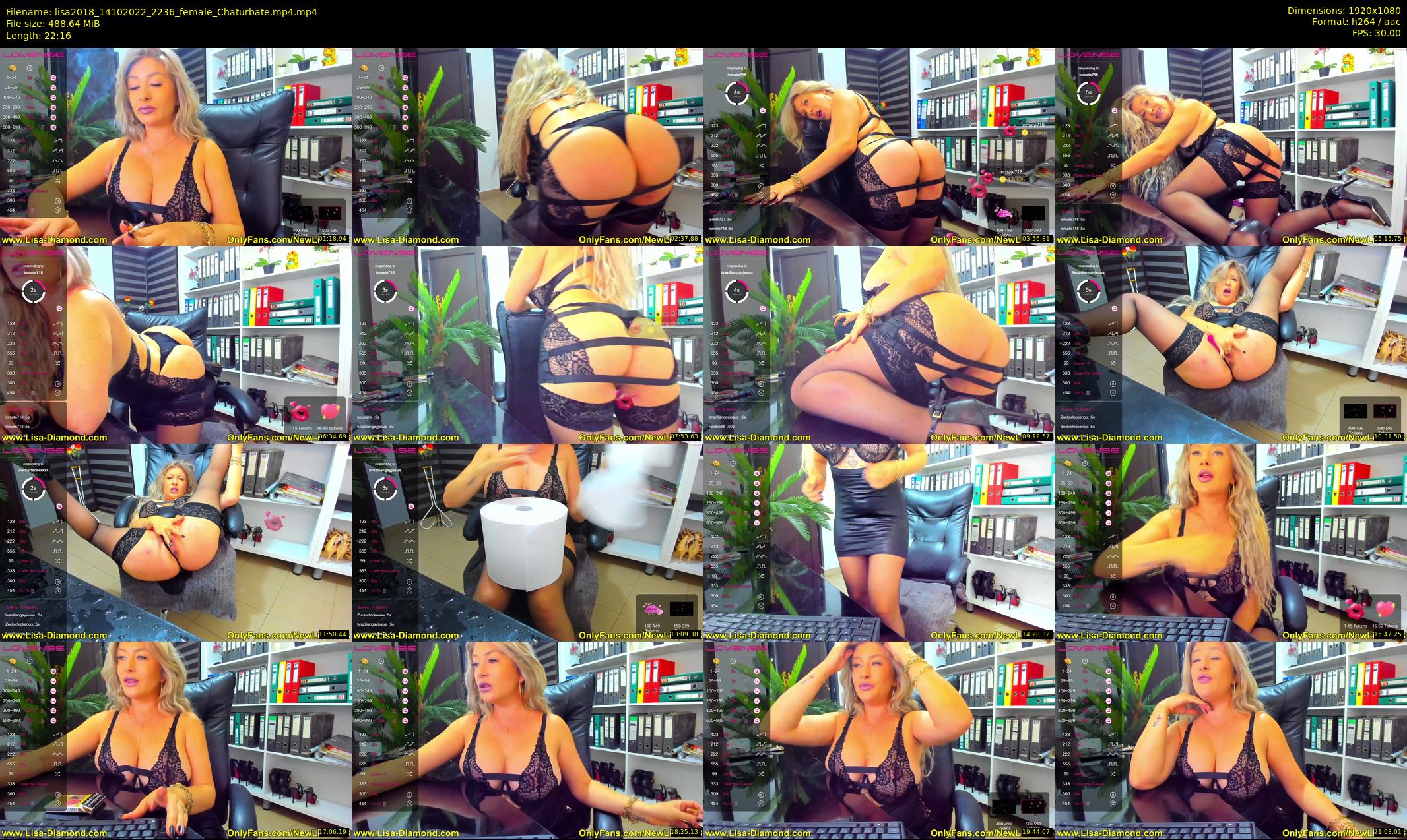 lisa2018 — 23 minute Chaturbate female cam show recording, 1080p, Oct 14, 2022