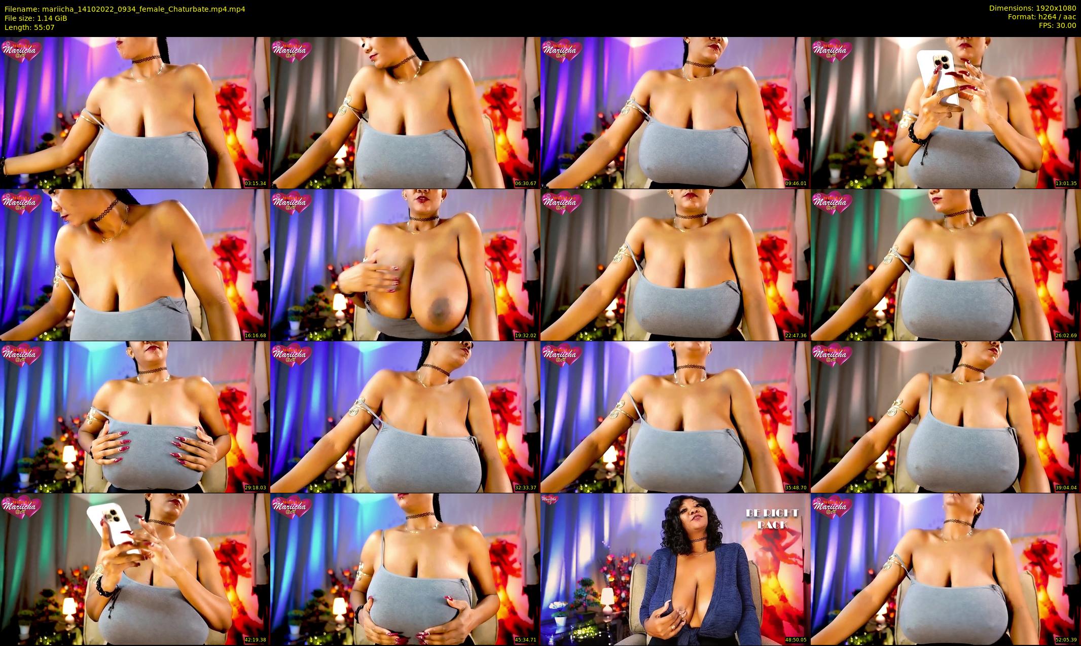 mariicha — 56 minute Chaturbate female cam show recording, 1080p, Oct 14, 2022