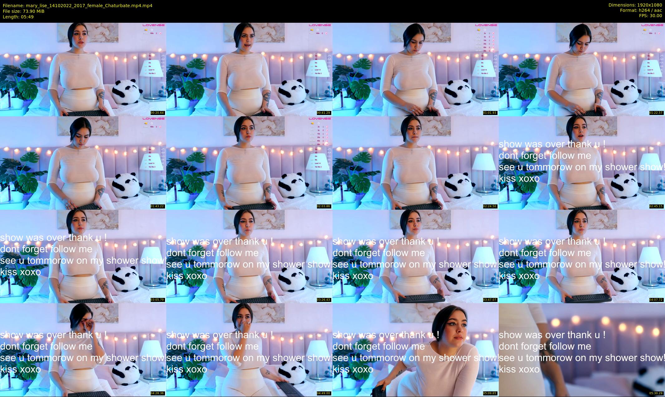 mary_lise — 6 minute Chaturbate couple cam show recording, 1080p, Oct 14, 2022