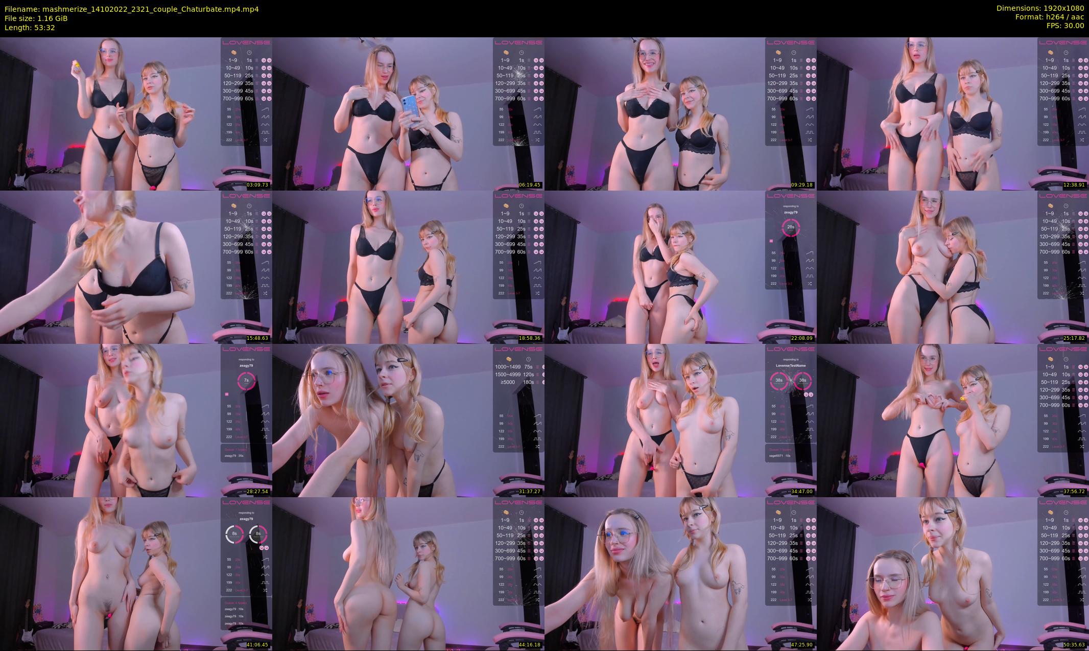 mashmerize — 54 minute Chaturbate female cam show recording, 1080p, Oct 14, 2022