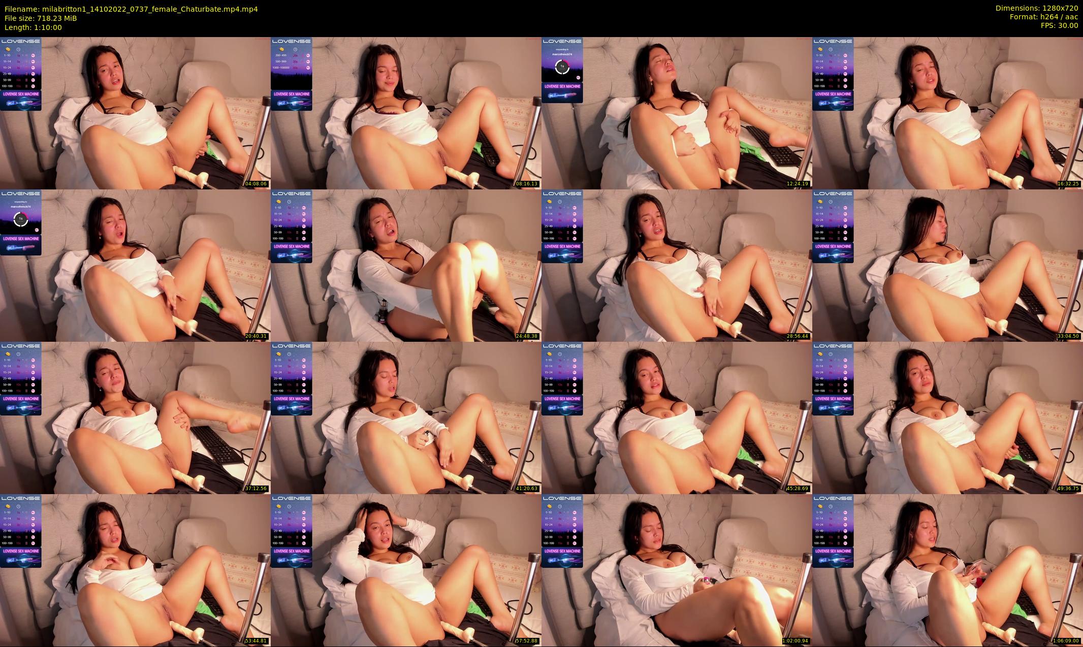milabritton1 — 70 minute Chaturbate female cam show recording, 720p, Oct 14, 2022