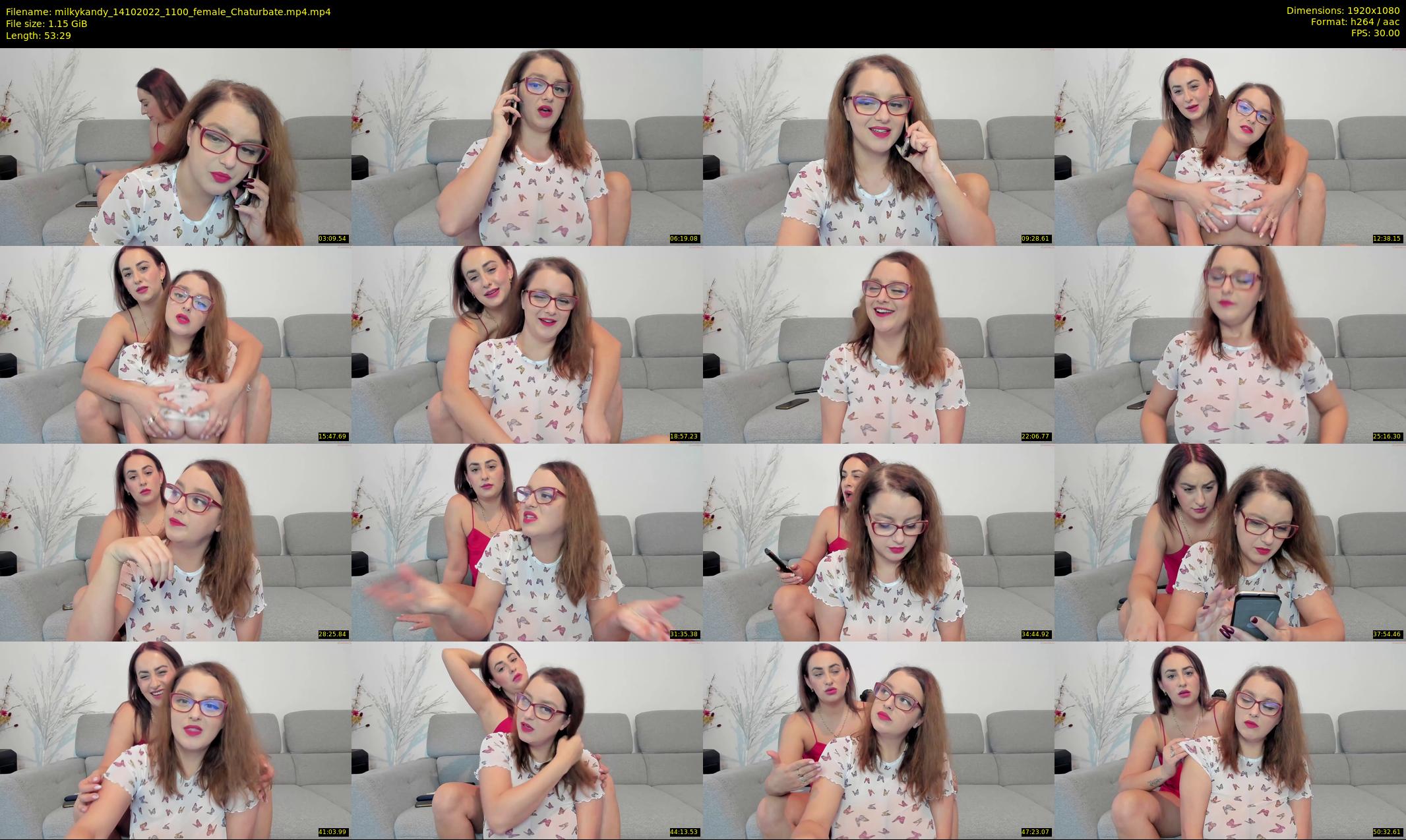 milkykandy — 54 minute Chaturbate female cam show recording, 1080p, Oct 14, 2022