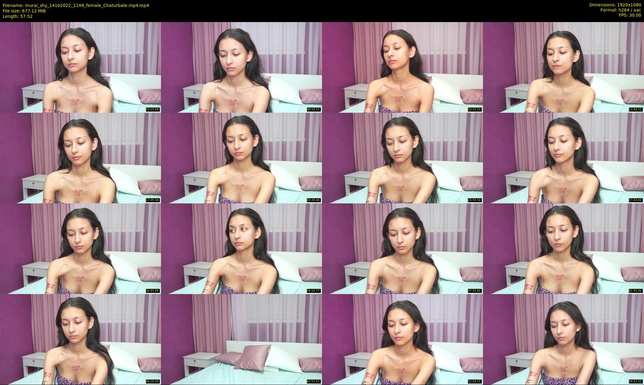 murai_shy — 58 minute Chaturbate female cam show recording, 1080p, Oct 14, 2022