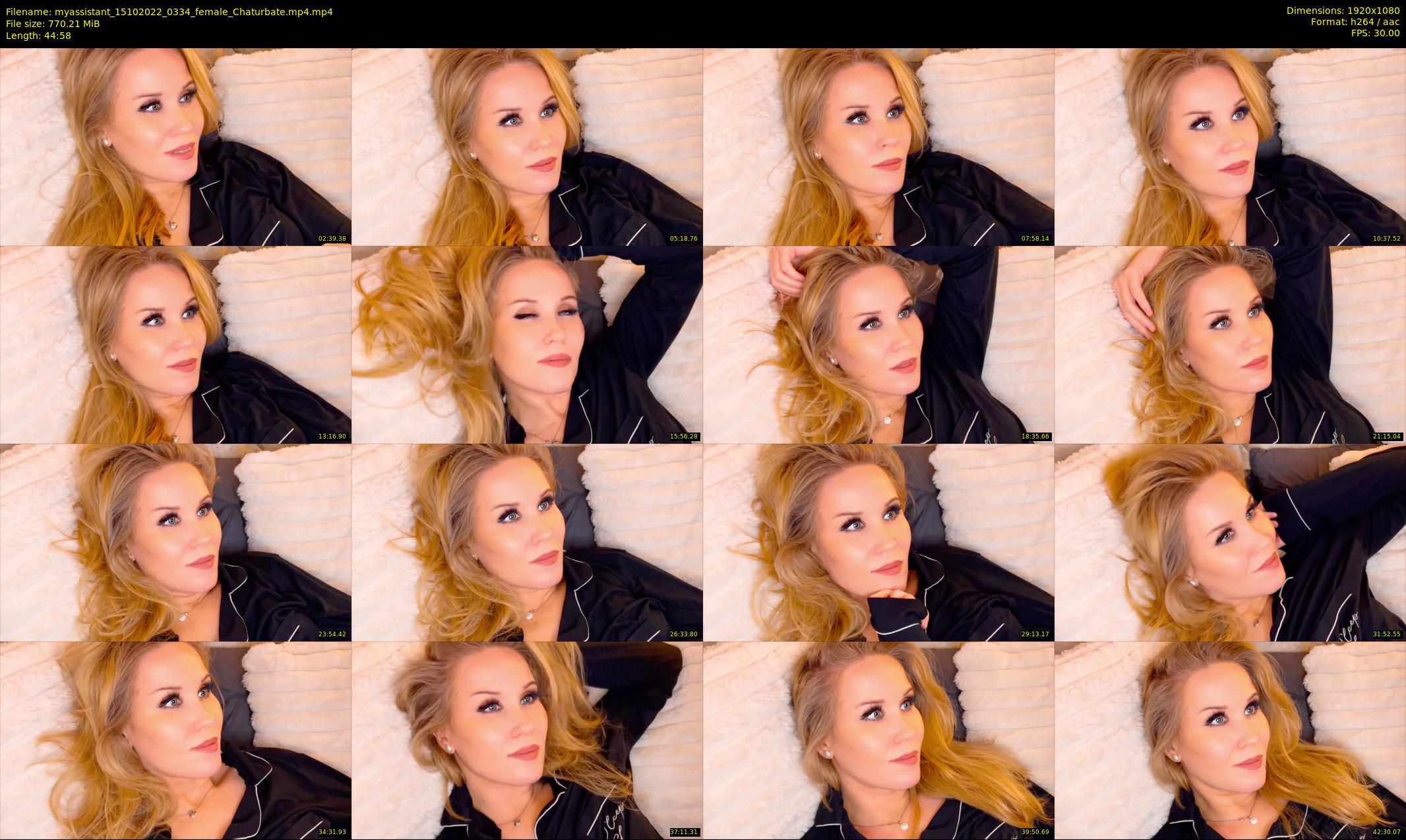 myassistant — 45 minute Chaturbate female cam show recording, 1080p, Oct 15, 2022