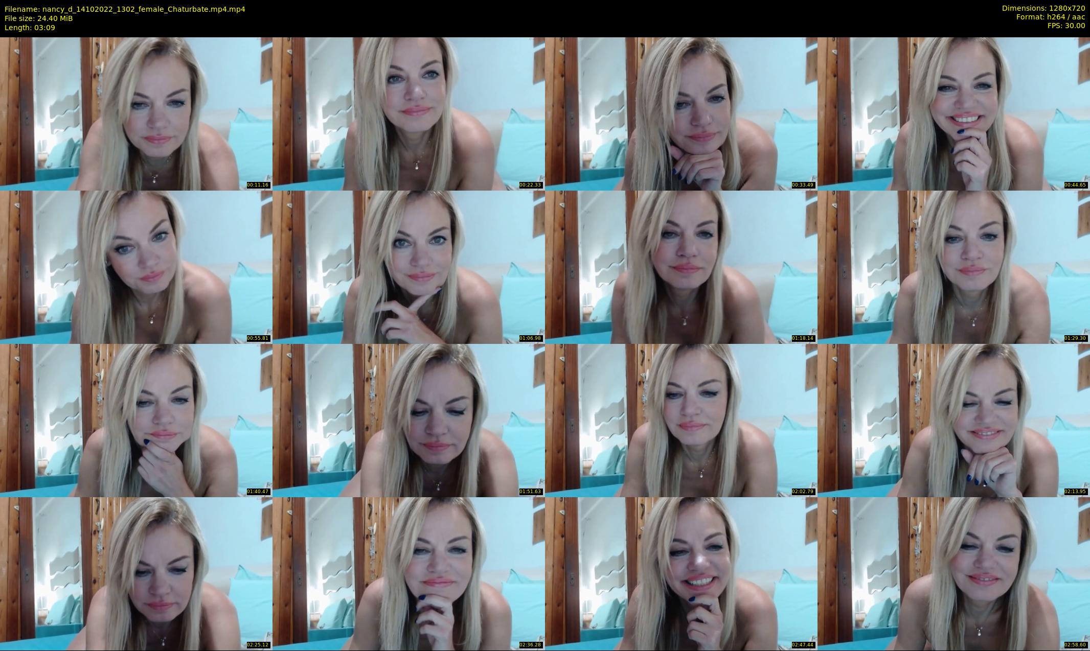 nancy_d — 4 minute Chaturbate female cam show recording, 720p, Oct 14, 2022