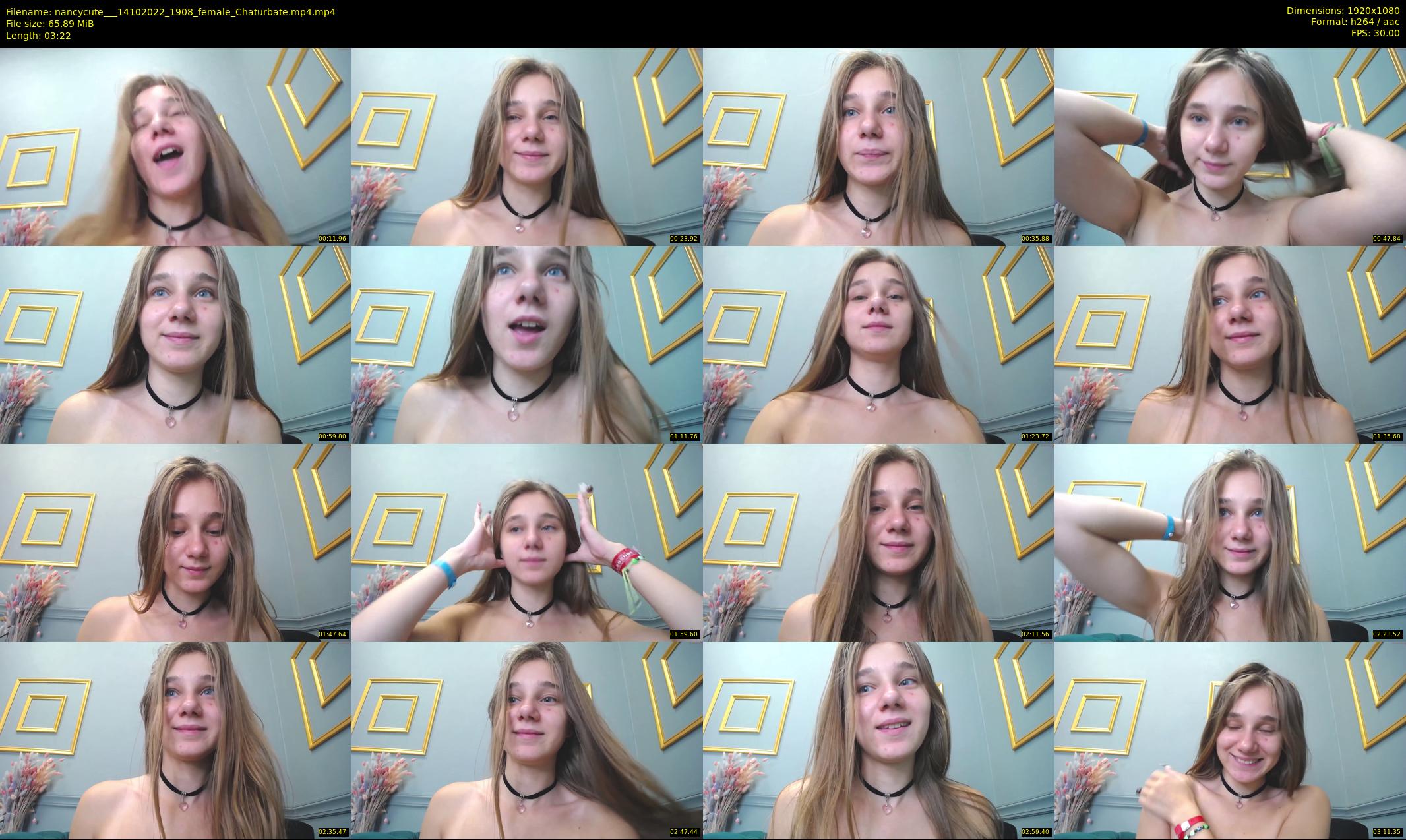 nancycute__ — 4 minute Chaturbate female cam show recording, 1080p, Oct 14, 2022