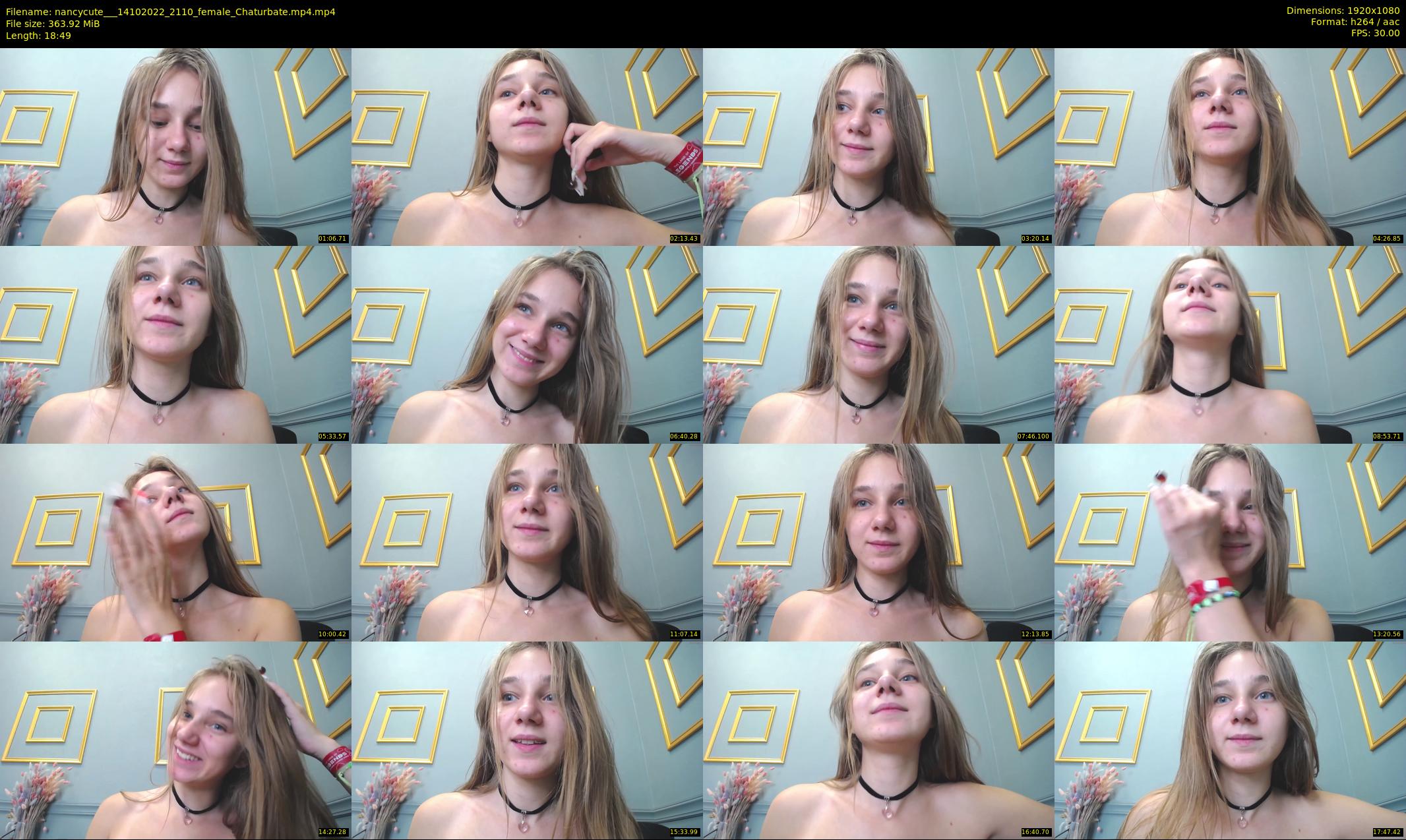 nancycute__ — 19 minute Chaturbate female cam show recording, 1080p, Oct 14, 2022