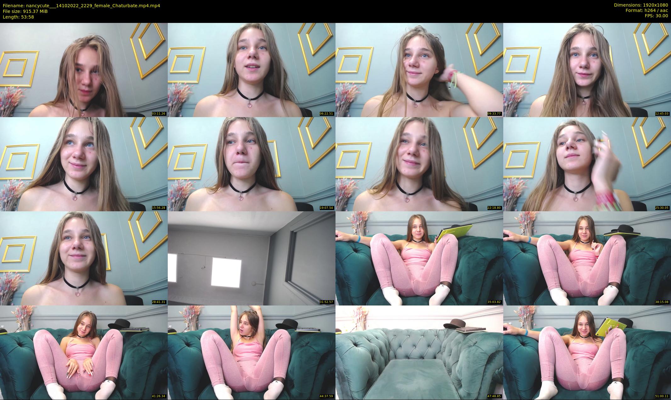 nancycute__ — 54 minute Chaturbate female cam show recording, 1080p, Oct 14, 2022