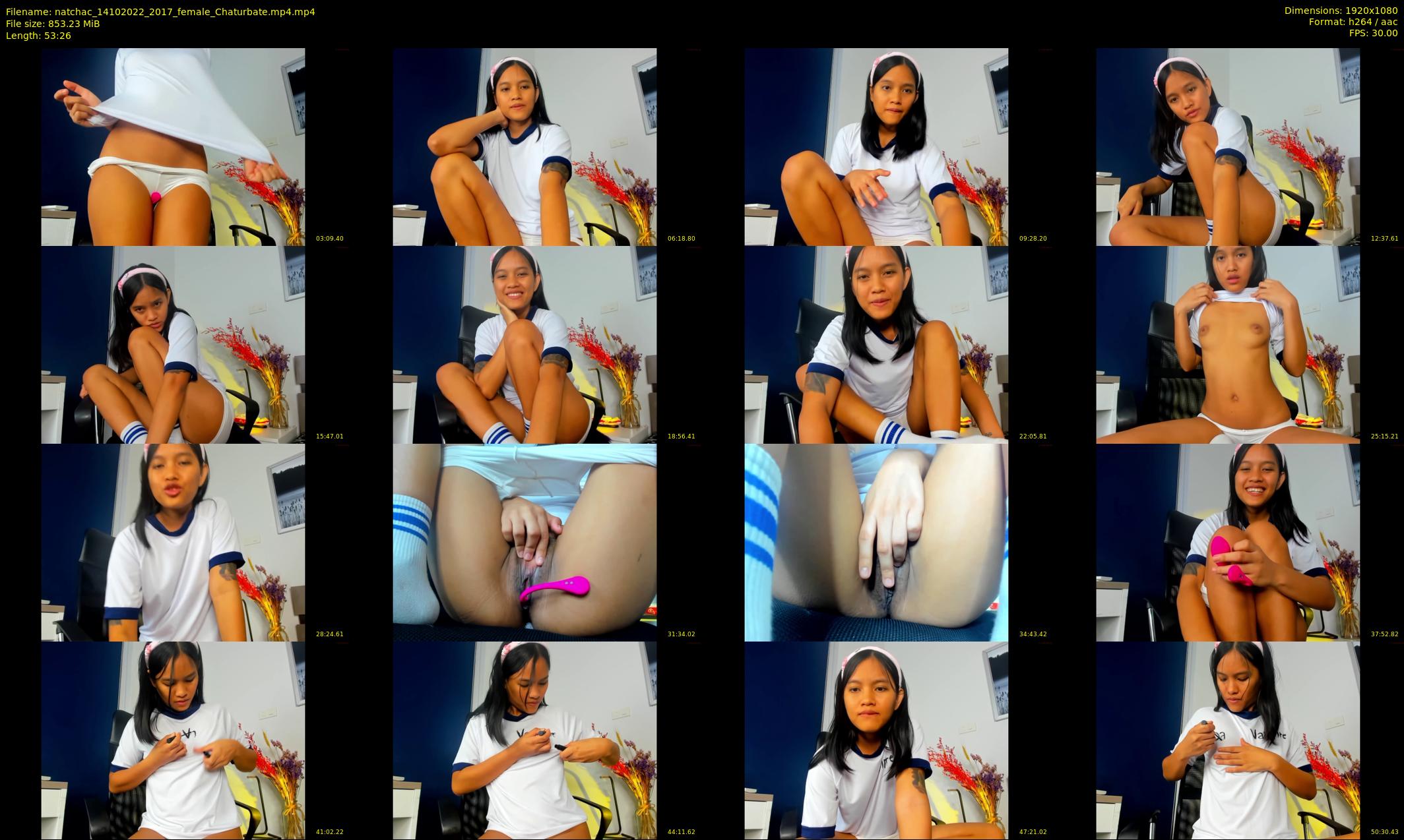 natchac — 54 minute Chaturbate female cam show recording, 1080p, Oct 14, 2022