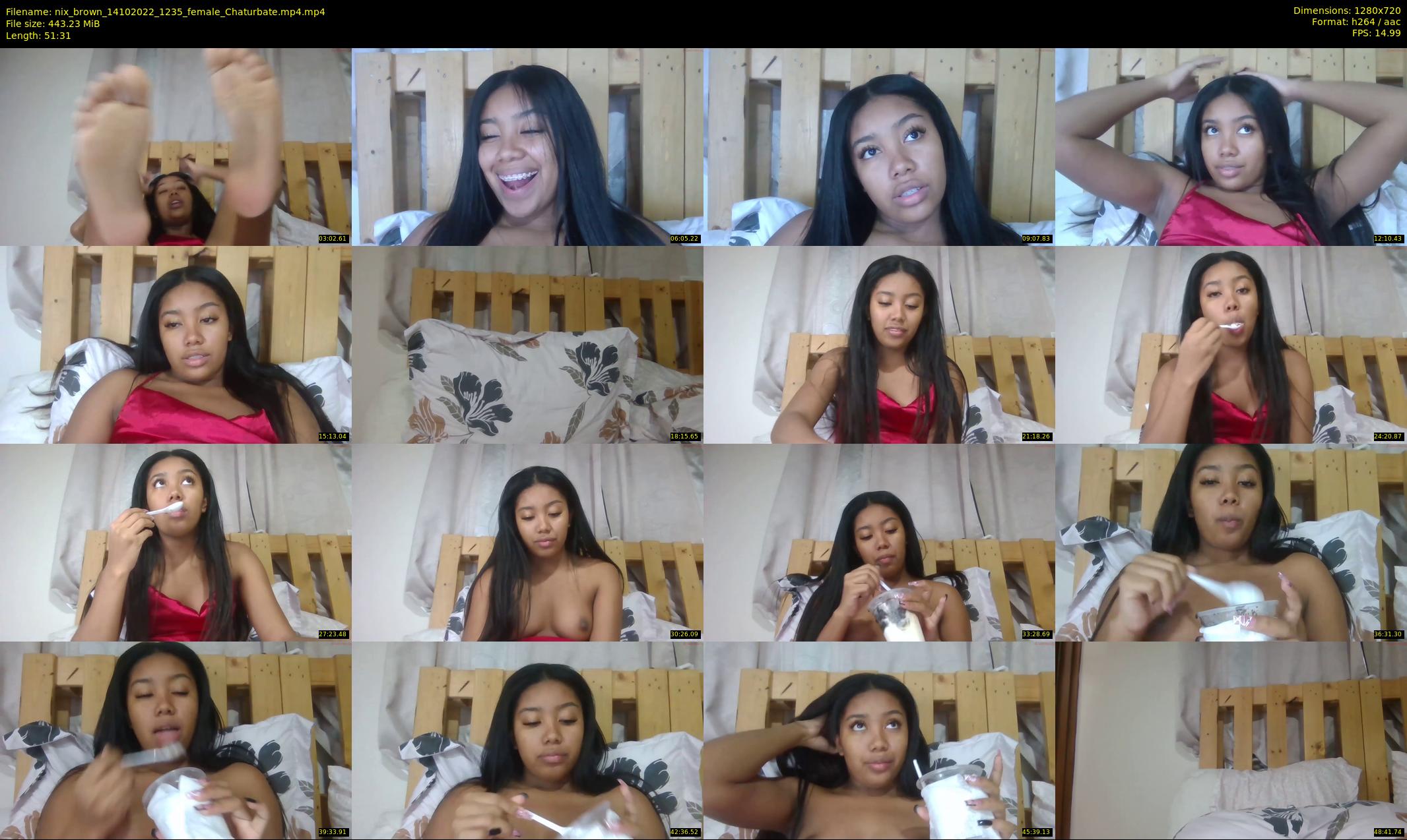 nix_brown — 52 minute Chaturbate female cam show recording, 720p, Oct 14, 2022