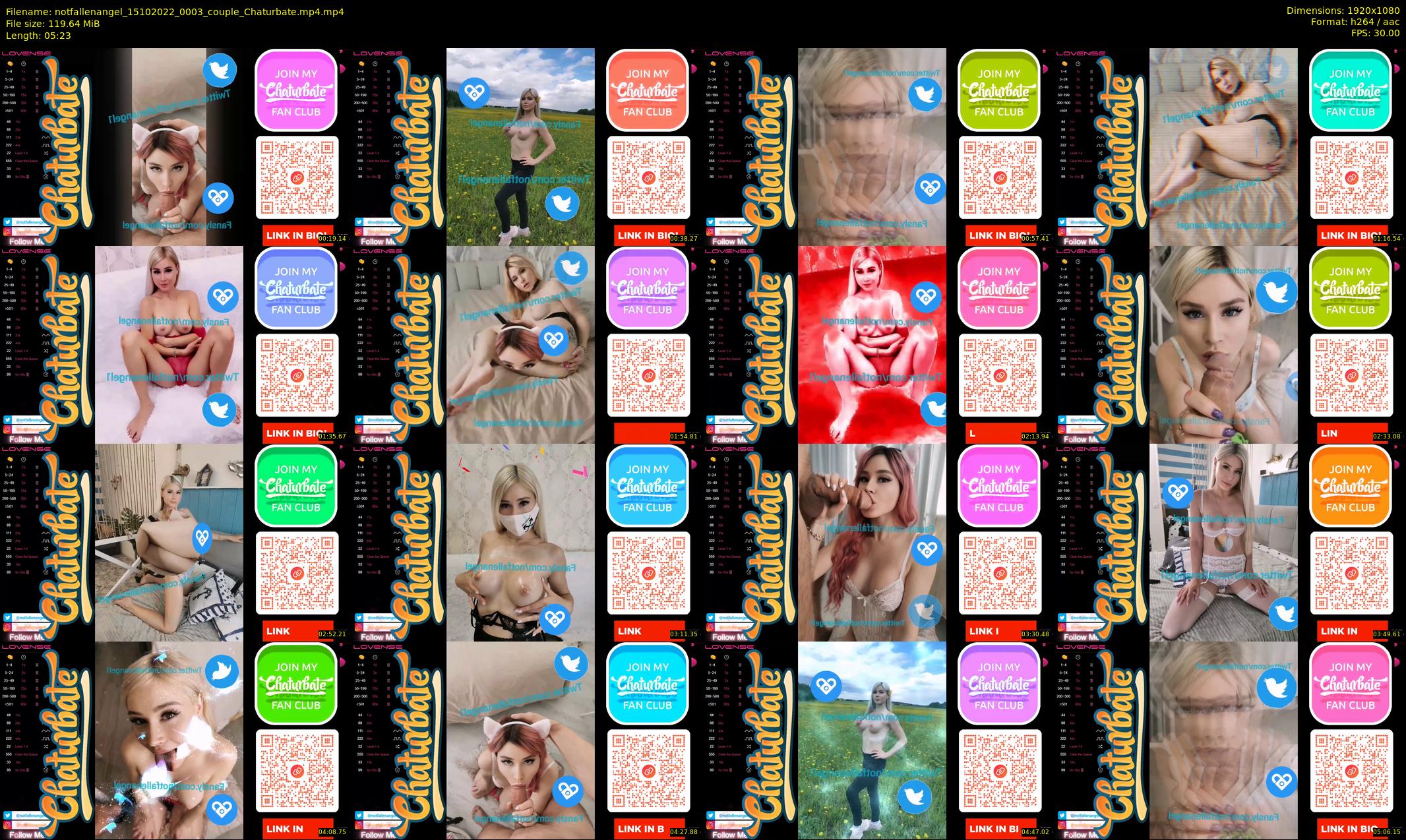notfallenangel — 6 minute Chaturbate couple cam show recording, 1080p, Oct 15, 2022
