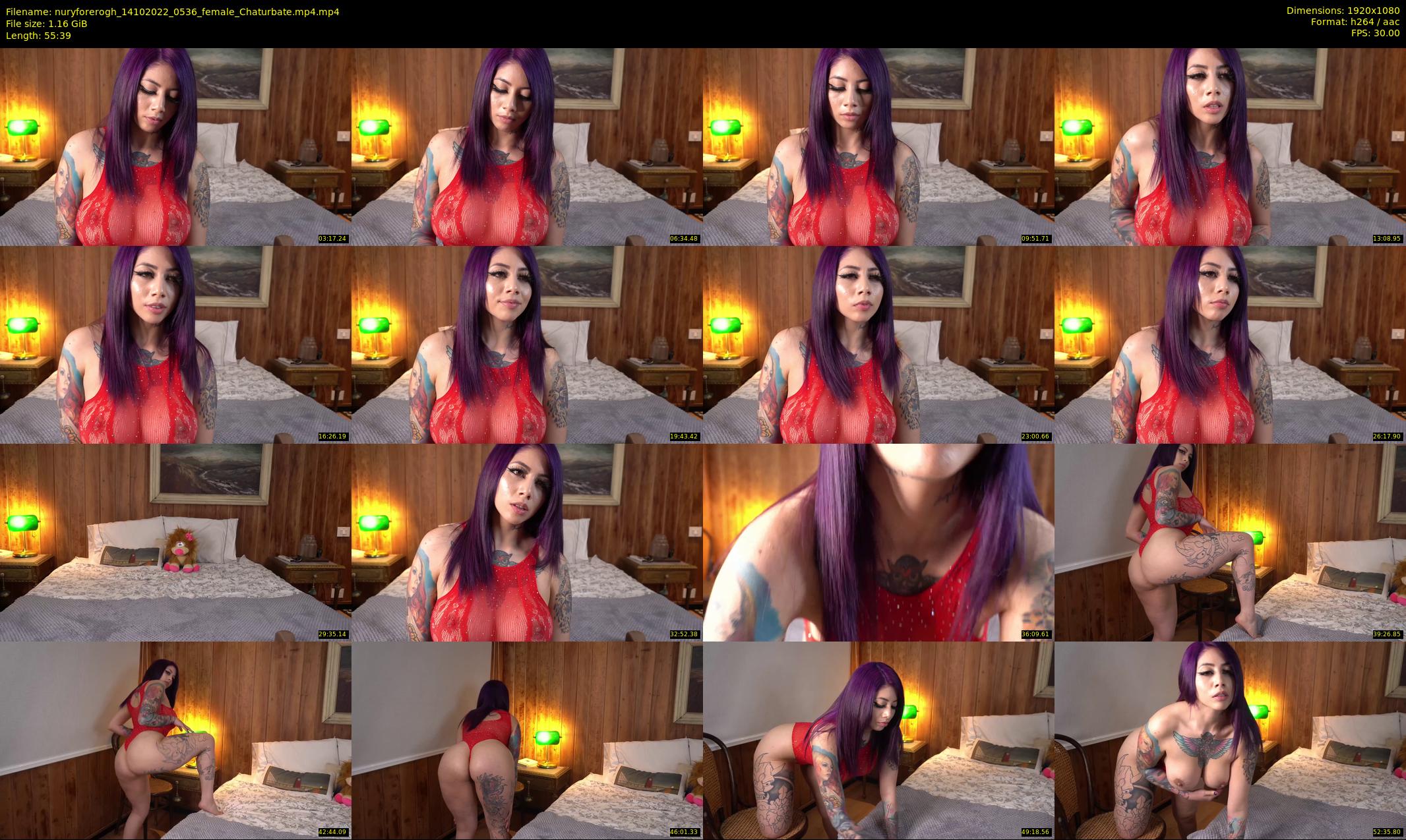 nuryforerogh — 56 minute Chaturbate female cam show recording, 1080p, Oct 14, 2022