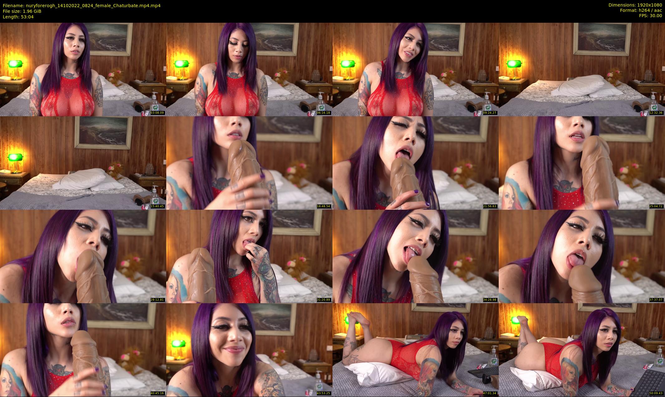 nuryforerogh — 54 minute Chaturbate female cam show recording, 1080p, Oct 14, 2022
