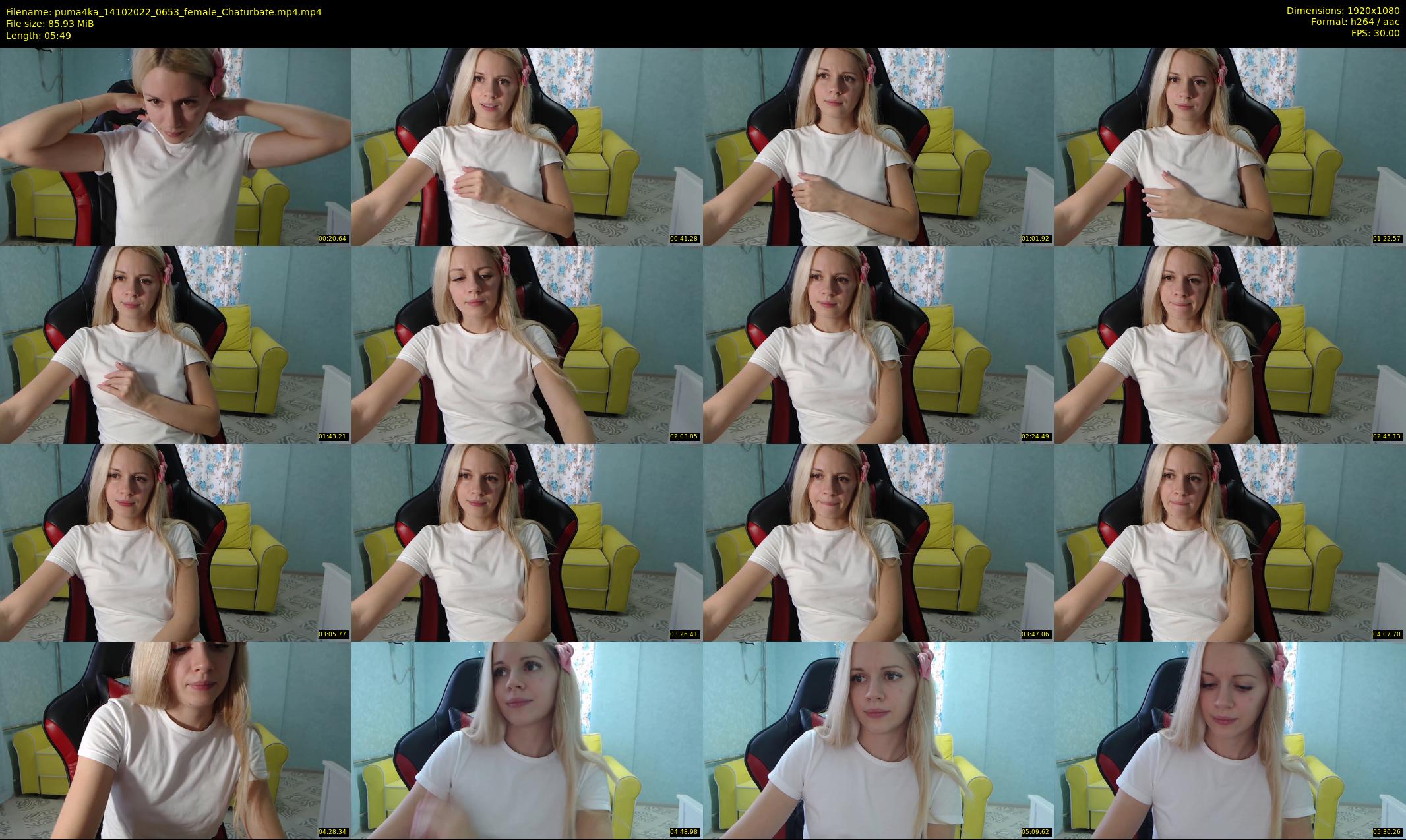 puma4ka — 6 minute Chaturbate female cam show recording, 1080p, Oct 14, 2022