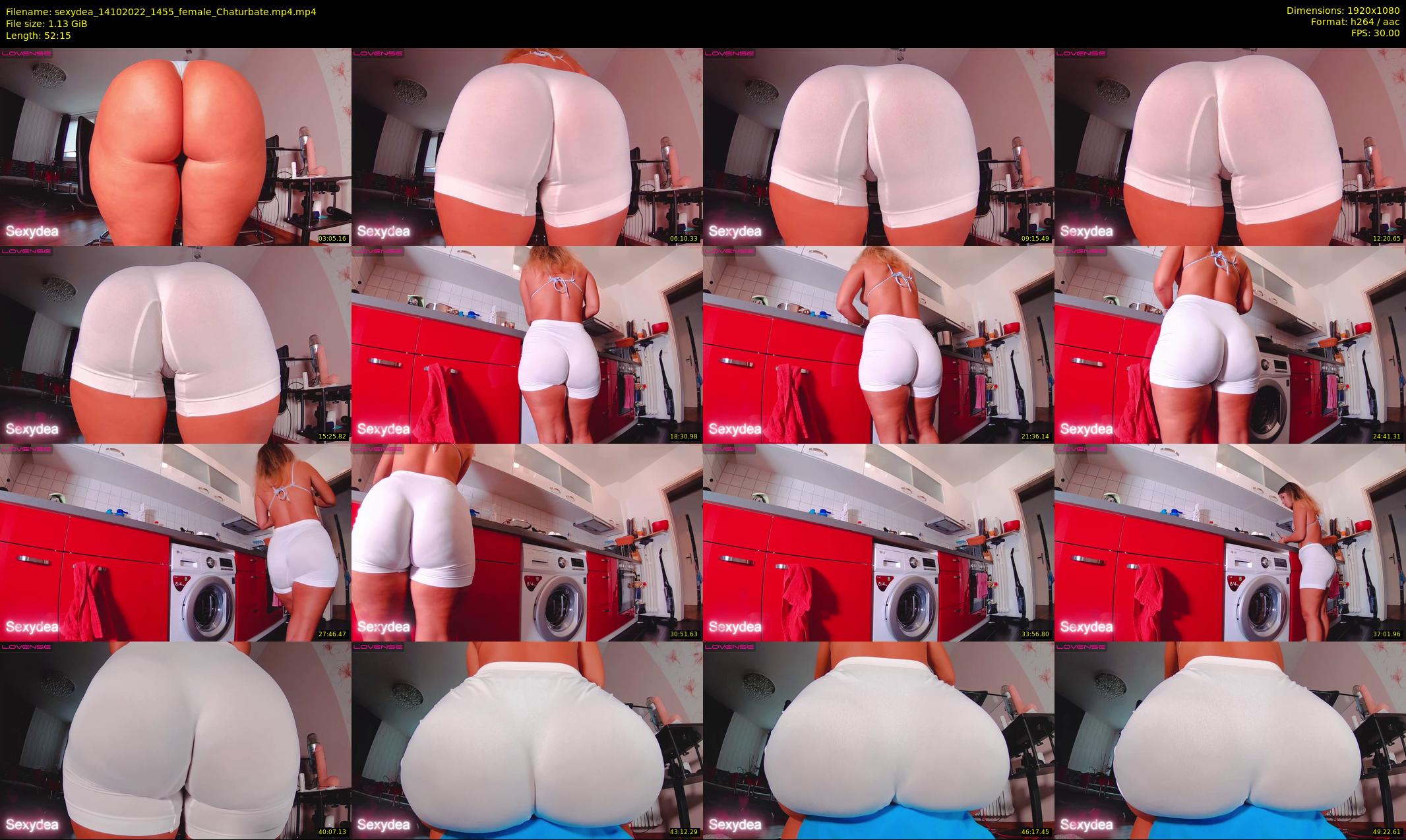 sexydea — 53 minute Chaturbate female cam show recording, 1080p, Oct 14, 2022