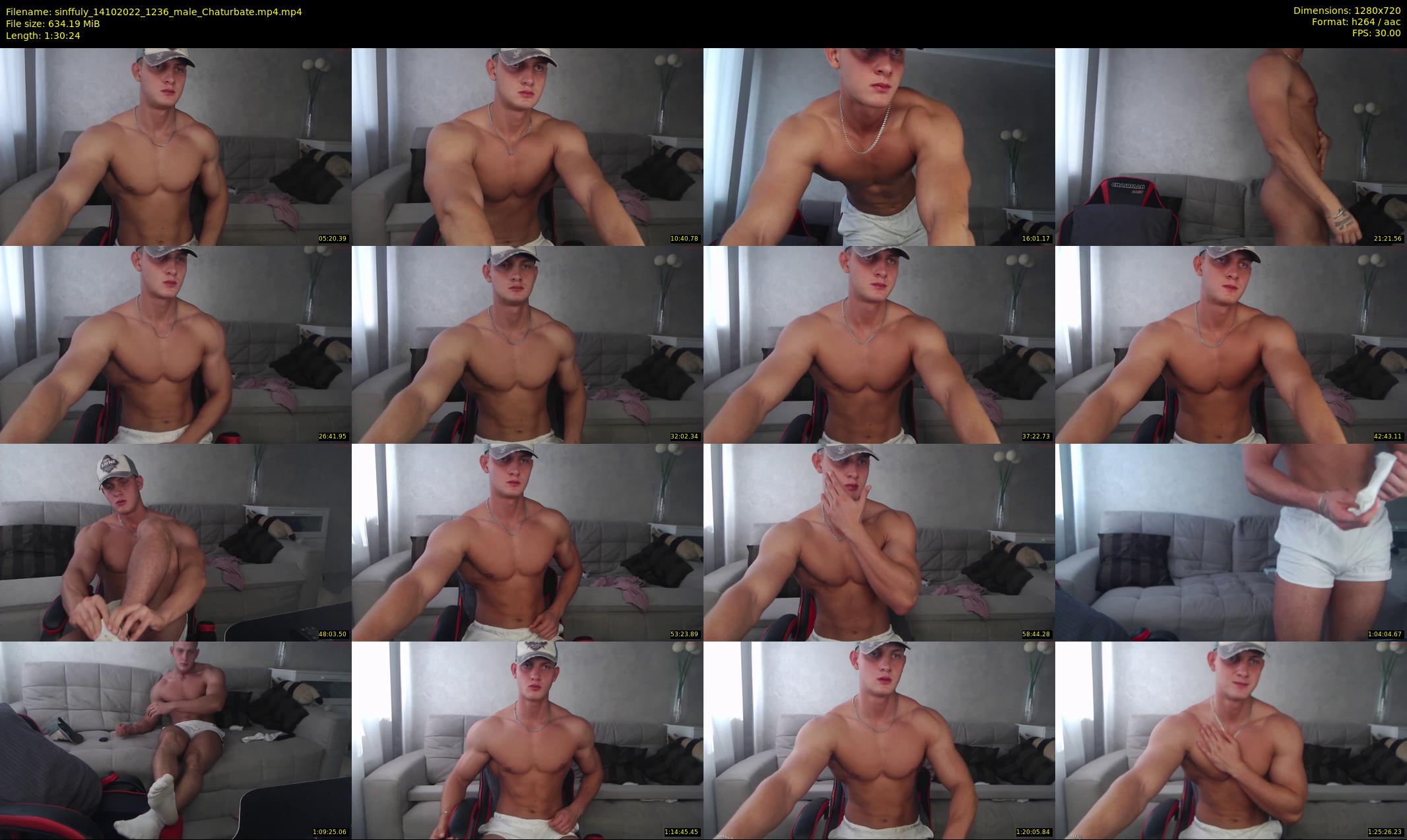sinffuly — 91 minute Chaturbate male cam show recording, 720p, Oct 14, 2022