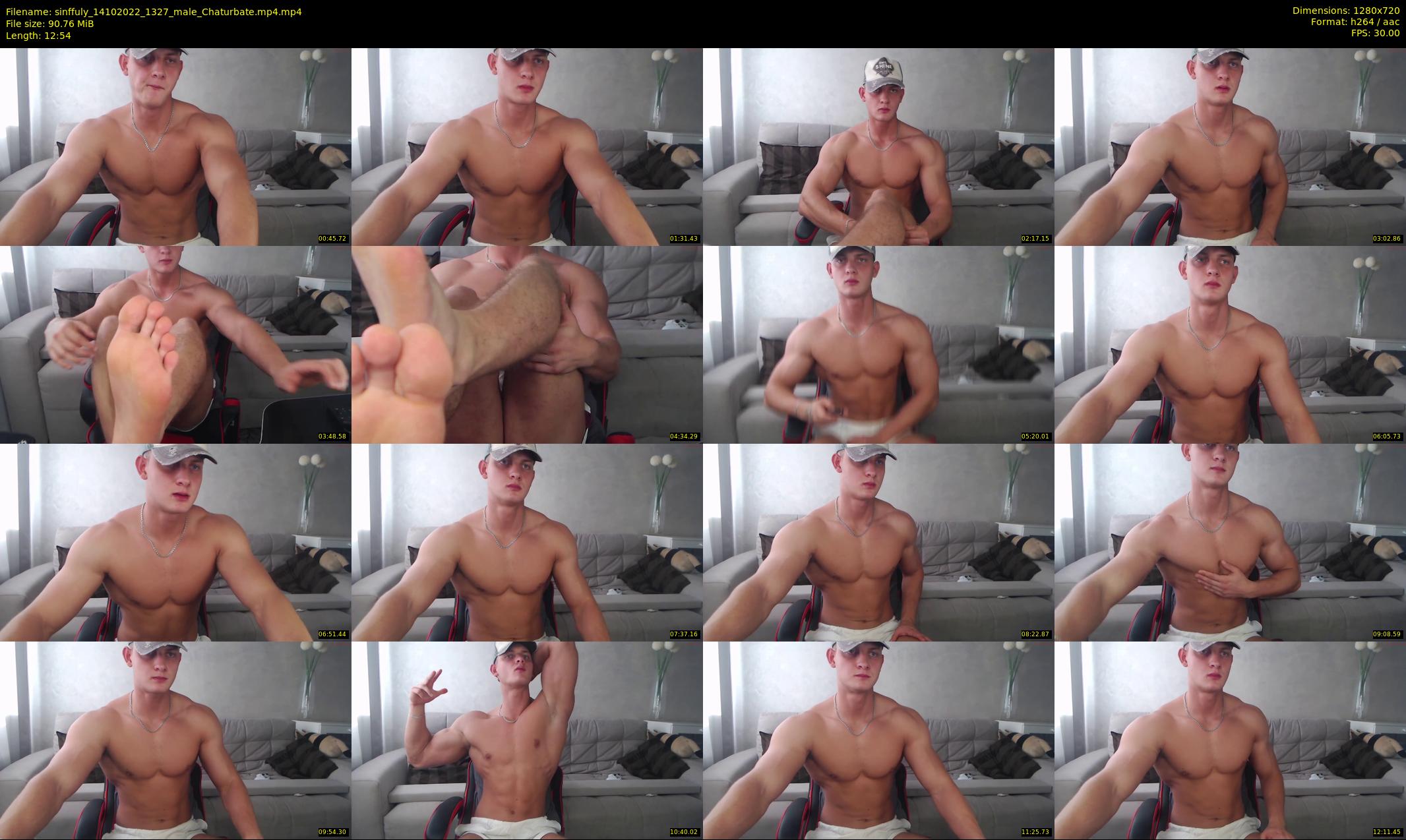 sinffuly — 13 minute Chaturbate male cam show recording, 720p, Oct 14, 2022