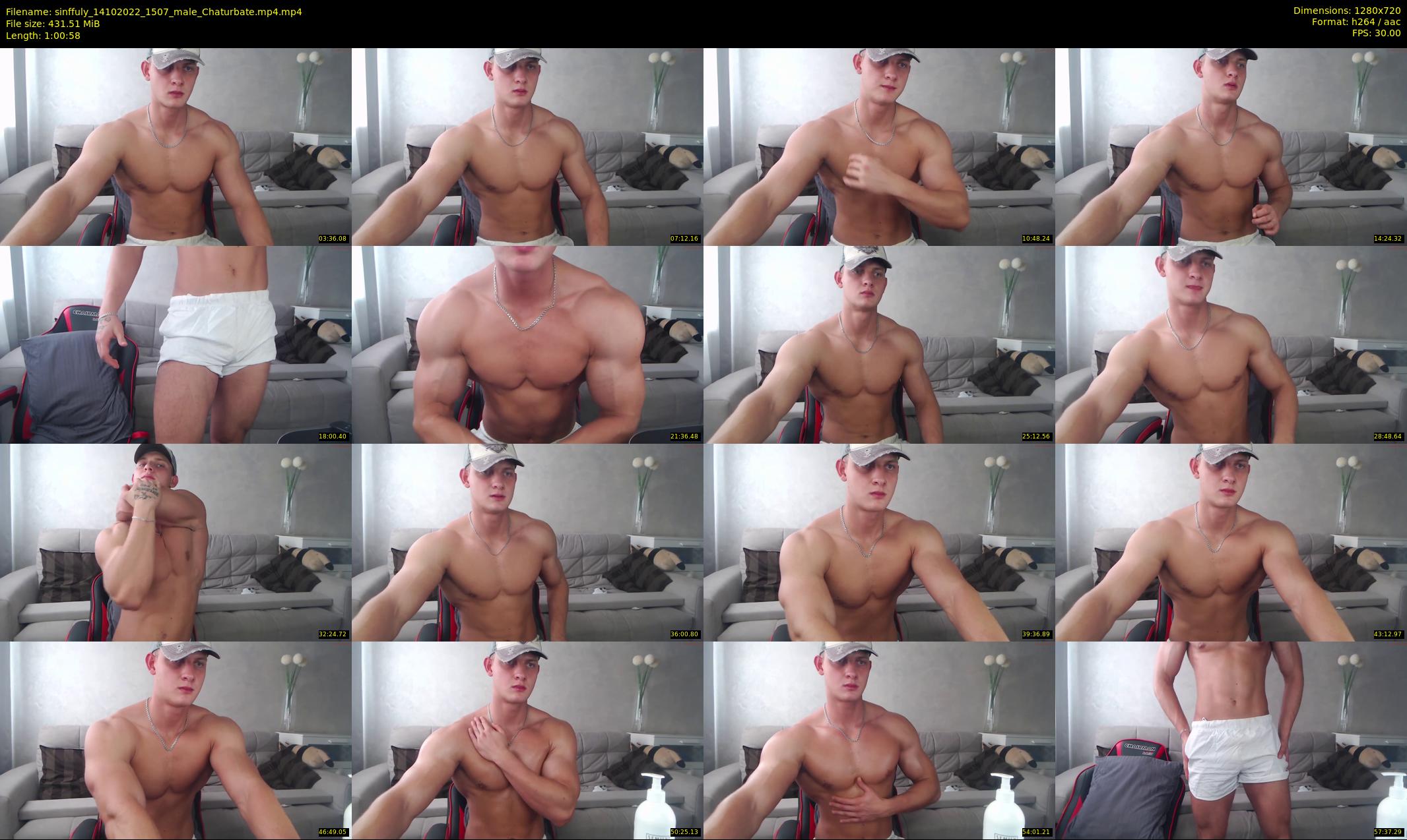 sinffuly — 61 minute Chaturbate male cam show recording, 720p, Oct 14, 2022