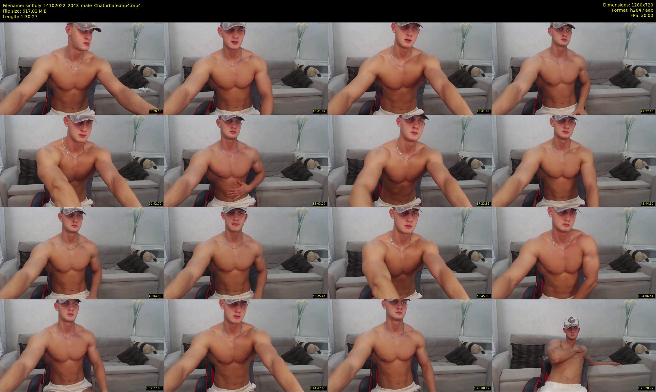 sinffuly — 91 minute Chaturbate male cam show recording, 720p, Oct 14, 2022