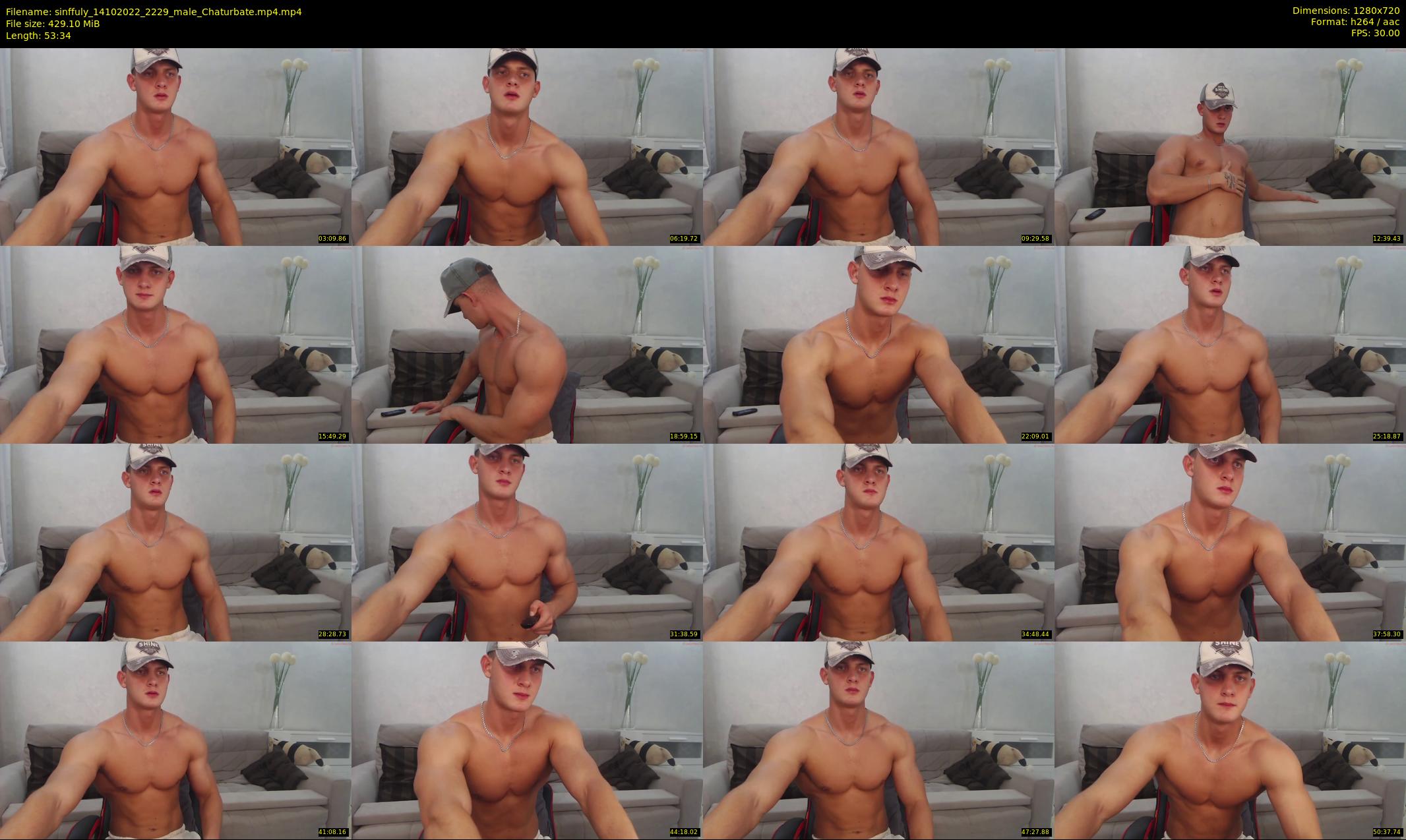 sinffuly — 54 minute Chaturbate male cam show recording, 720p, Oct 14, 2022