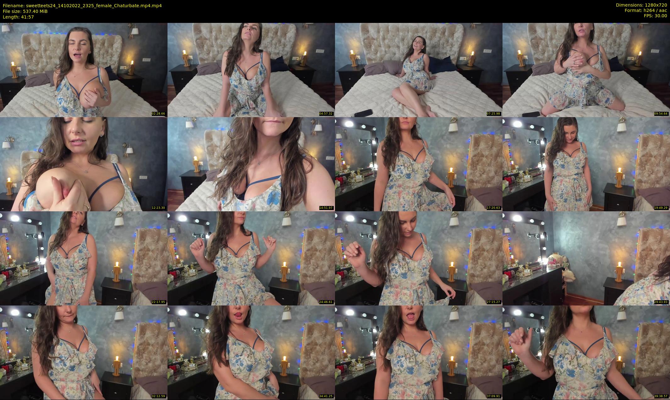 sweetteets24 — 42 minute Chaturbate female cam show recording, 720p, Oct 14, 2022