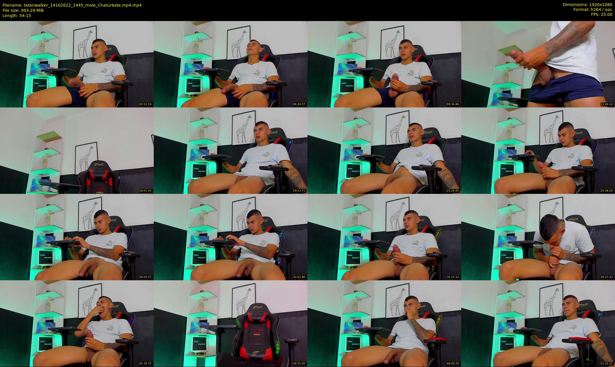tatanwalker — 55 minute Chaturbate male cam show recording, 1080p, Oct 14, 2022