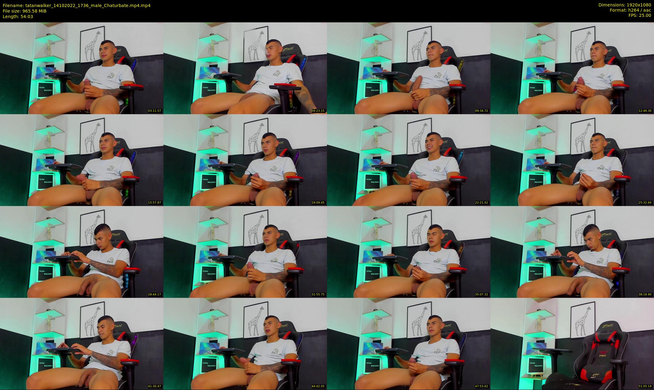 tatanwalker — 55 minute Chaturbate male cam show recording, 1080p, Oct 14, 2022