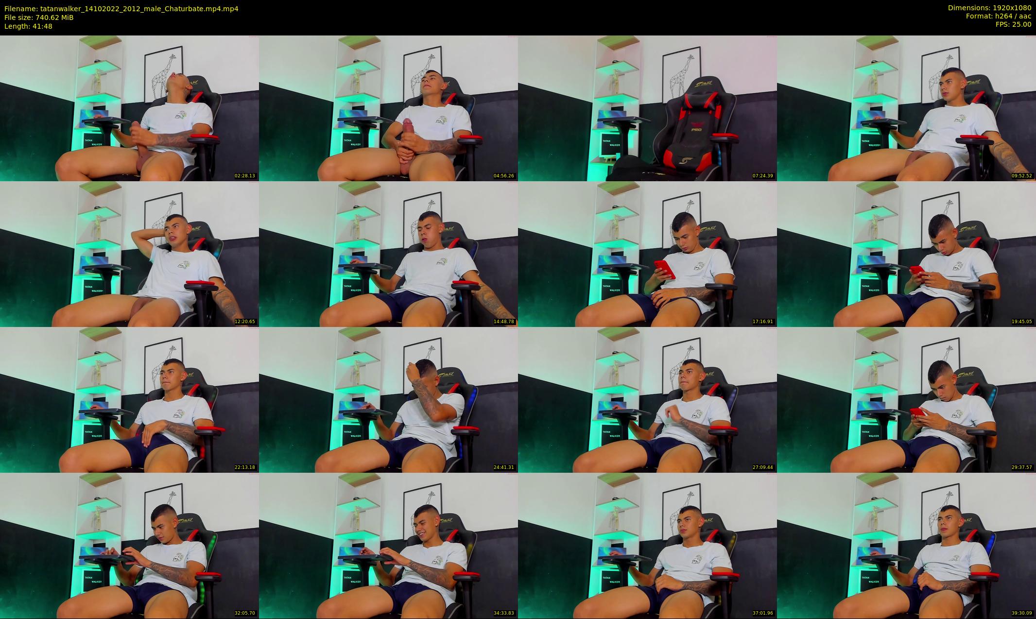 tatanwalker — 42 minute Chaturbate male cam show recording, 1080p, Oct 14, 2022
