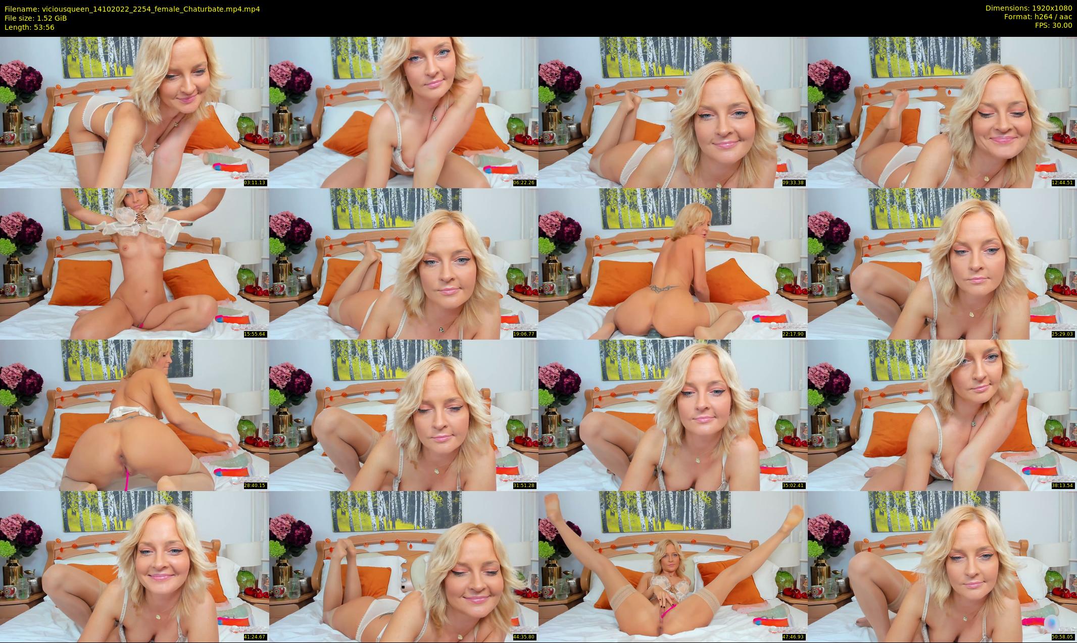 viciousqueen — 54 minute Chaturbate female cam show recording, 1080p, Oct 14, 2022