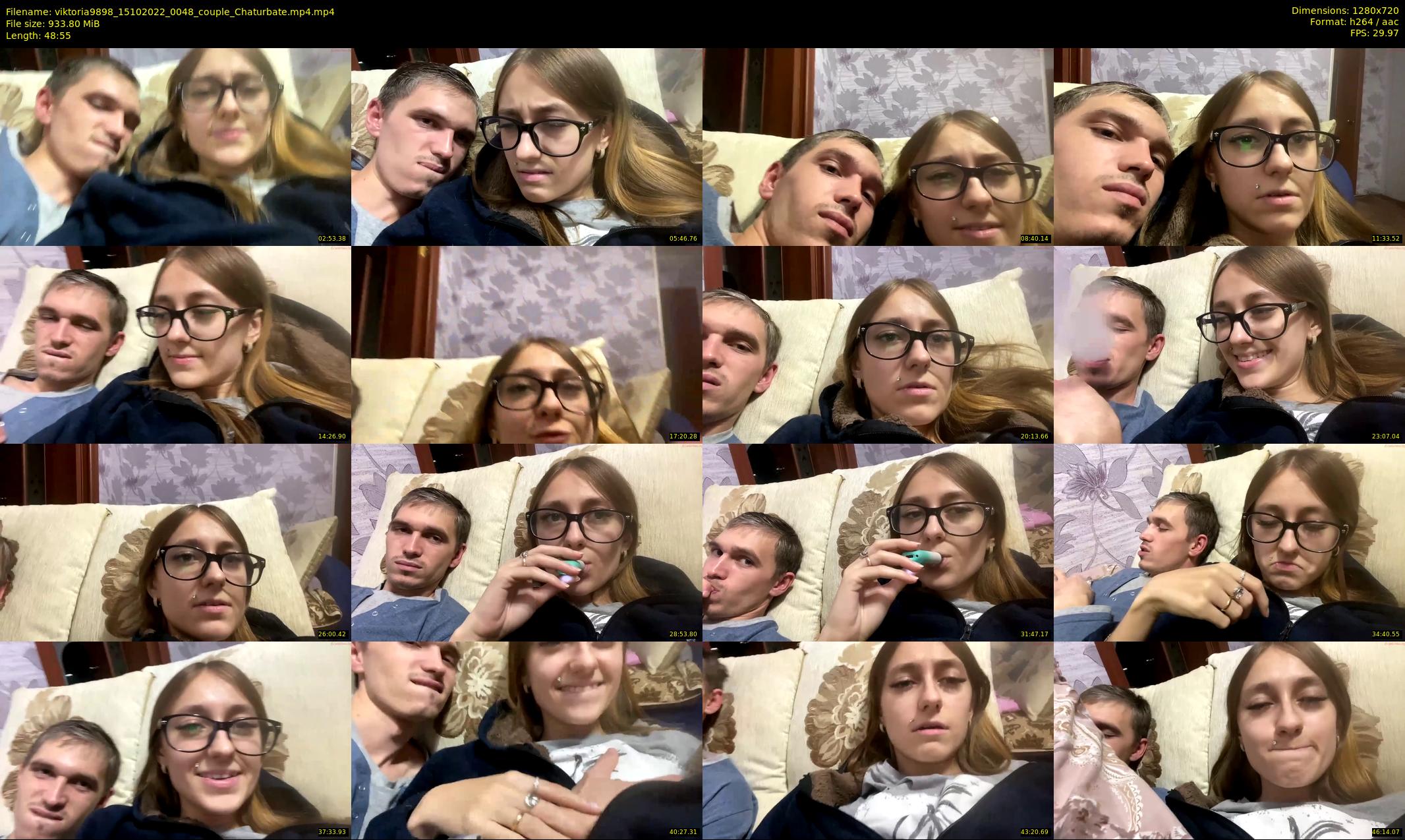 viktoria9898 — 49 minute Chaturbate couple cam show recording, 720p, Oct 15, 2022