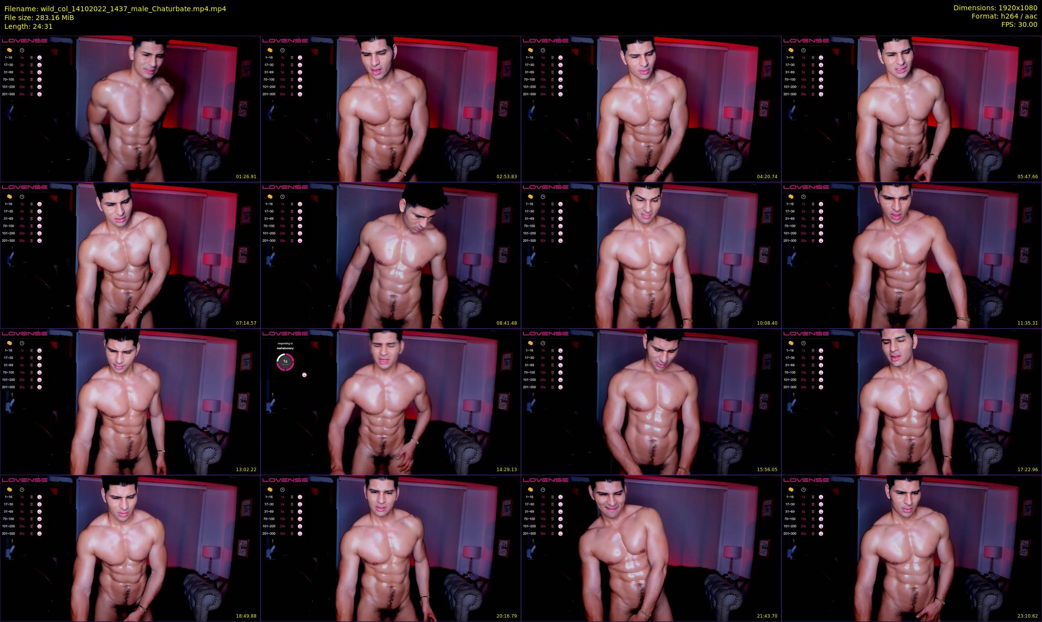 wild_col — 25 minute Chaturbate male cam show recording, 1080p, Oct 14, 2022