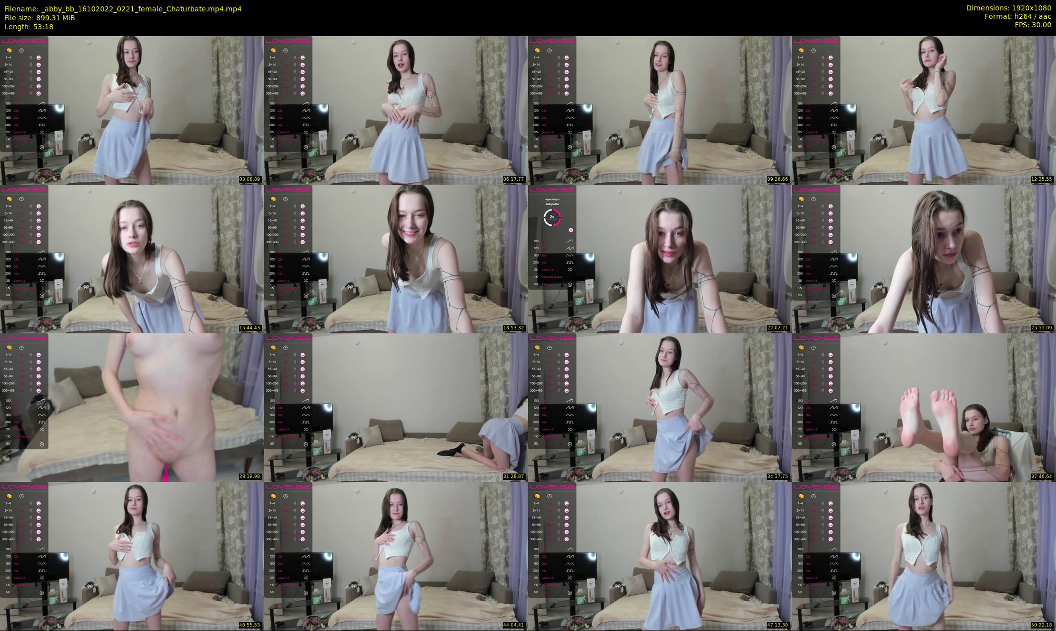 _abby_bb — 54 minute Chaturbate female cam show recording, 1080p, Oct 16, 2022