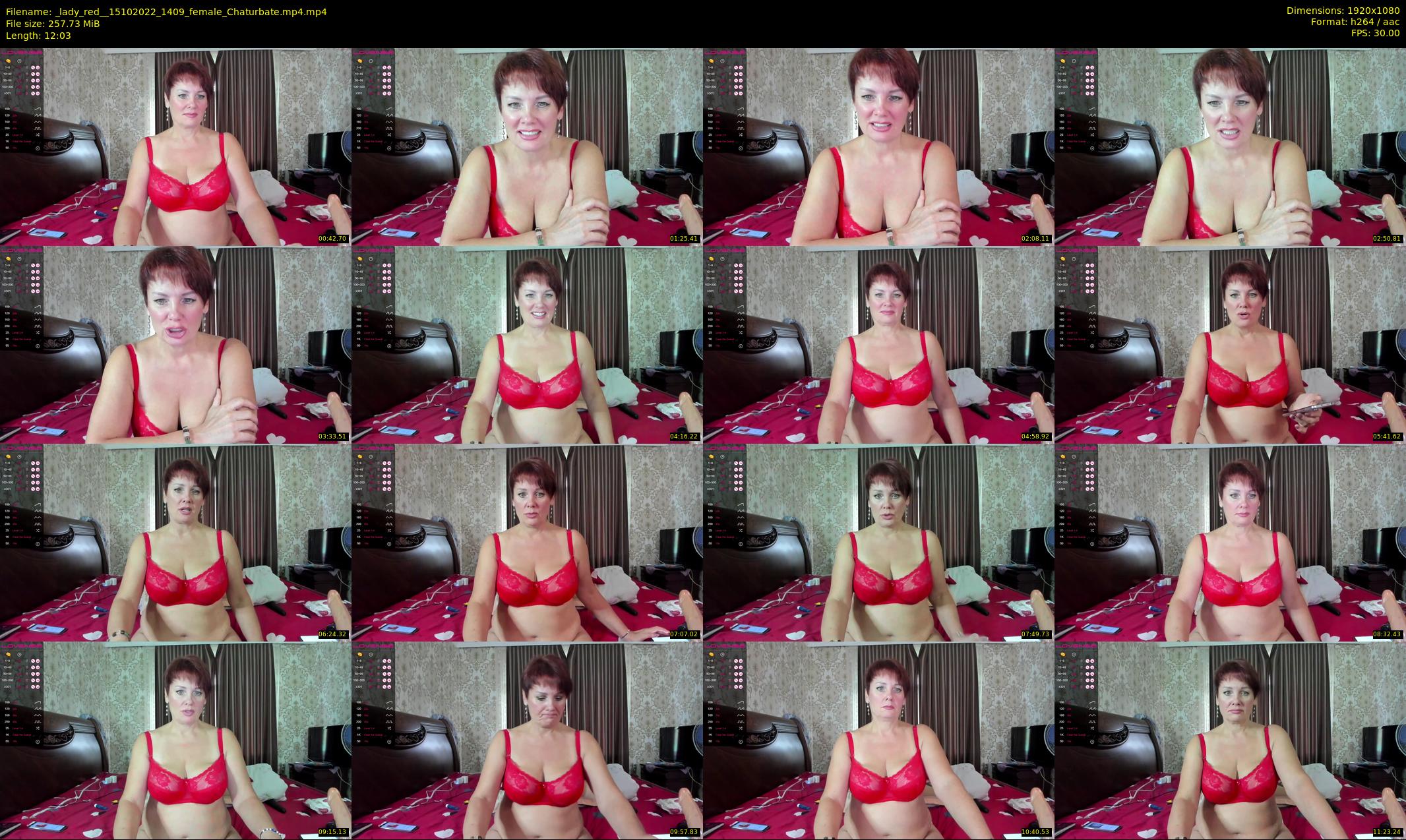 _lady_red_ — 13 minute Chaturbate female cam show recording, 1080p, Oct 15, 2022