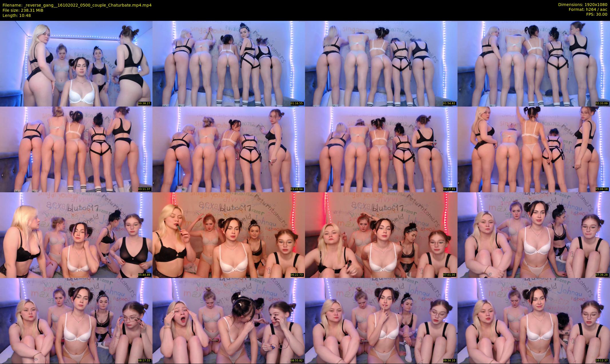 _reverse_gang_ — 11 minute Chaturbate couple cam show recording, 1080p, Oct 16, 2022