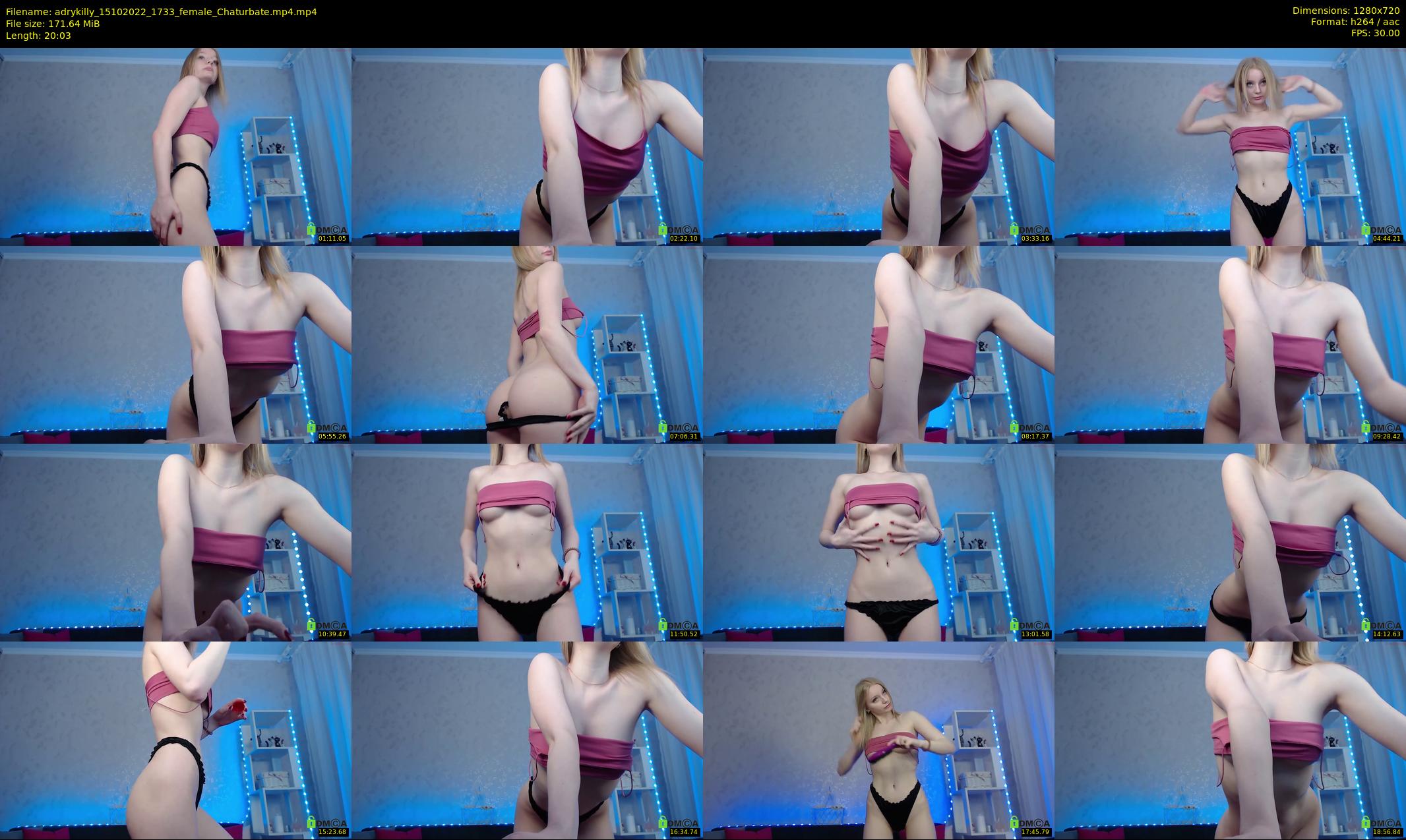 adrykilly — 21 minute Chaturbate female cam show recording, 720p, Oct 15, 2022