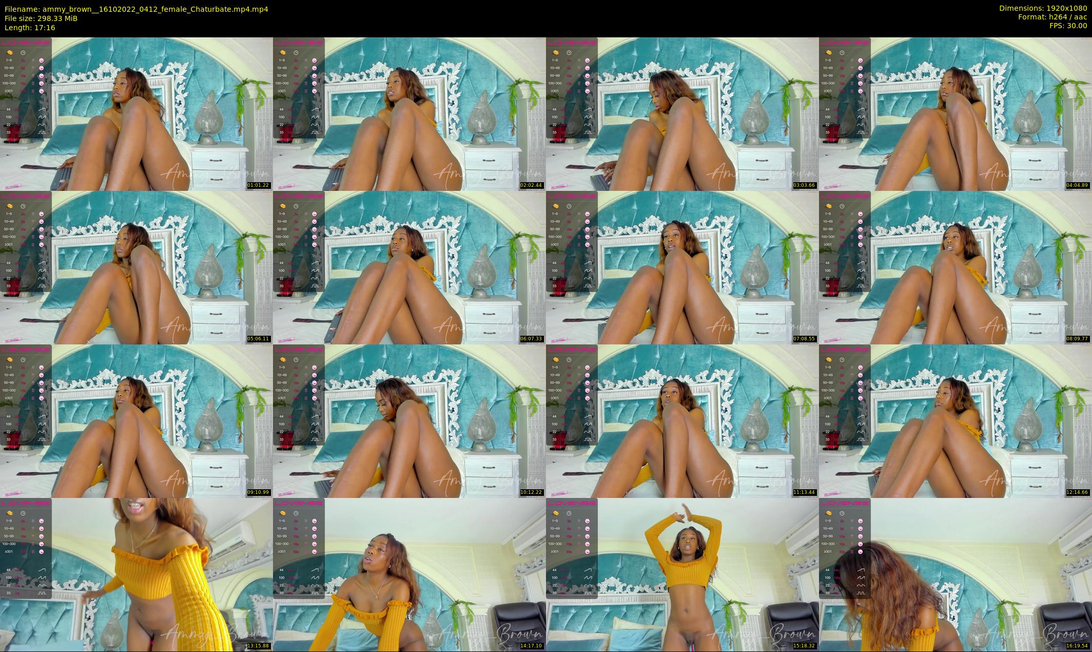 ammy_brown_ — 18 minute Chaturbate female cam show recording, 1080p, Oct 16, 2022